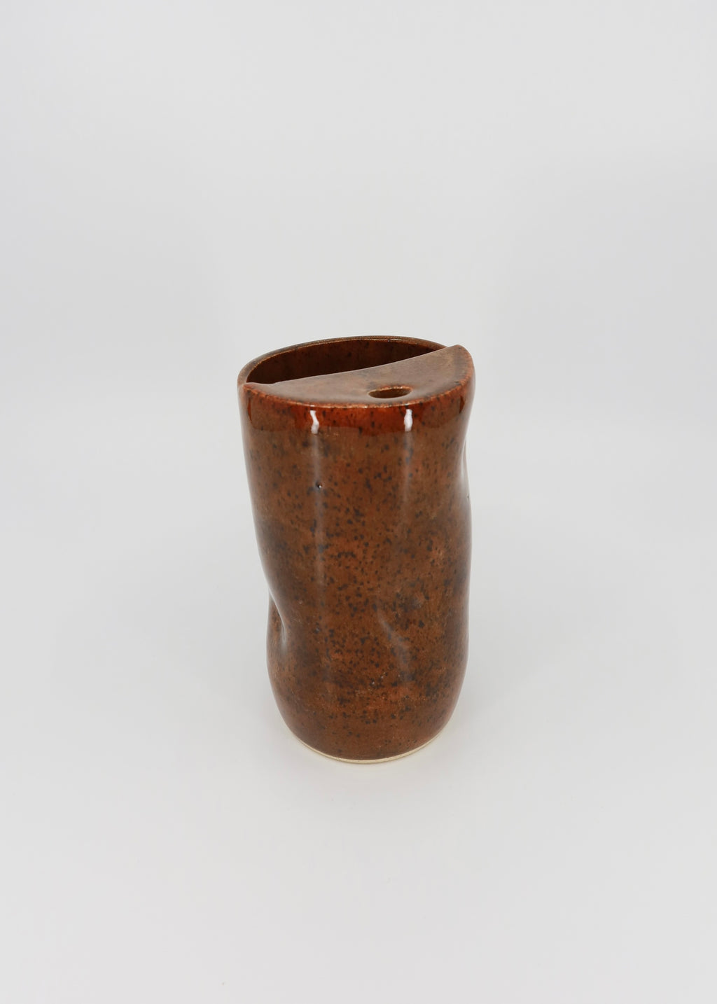 The Ceramic Pinch Travel Mug - Tortoise