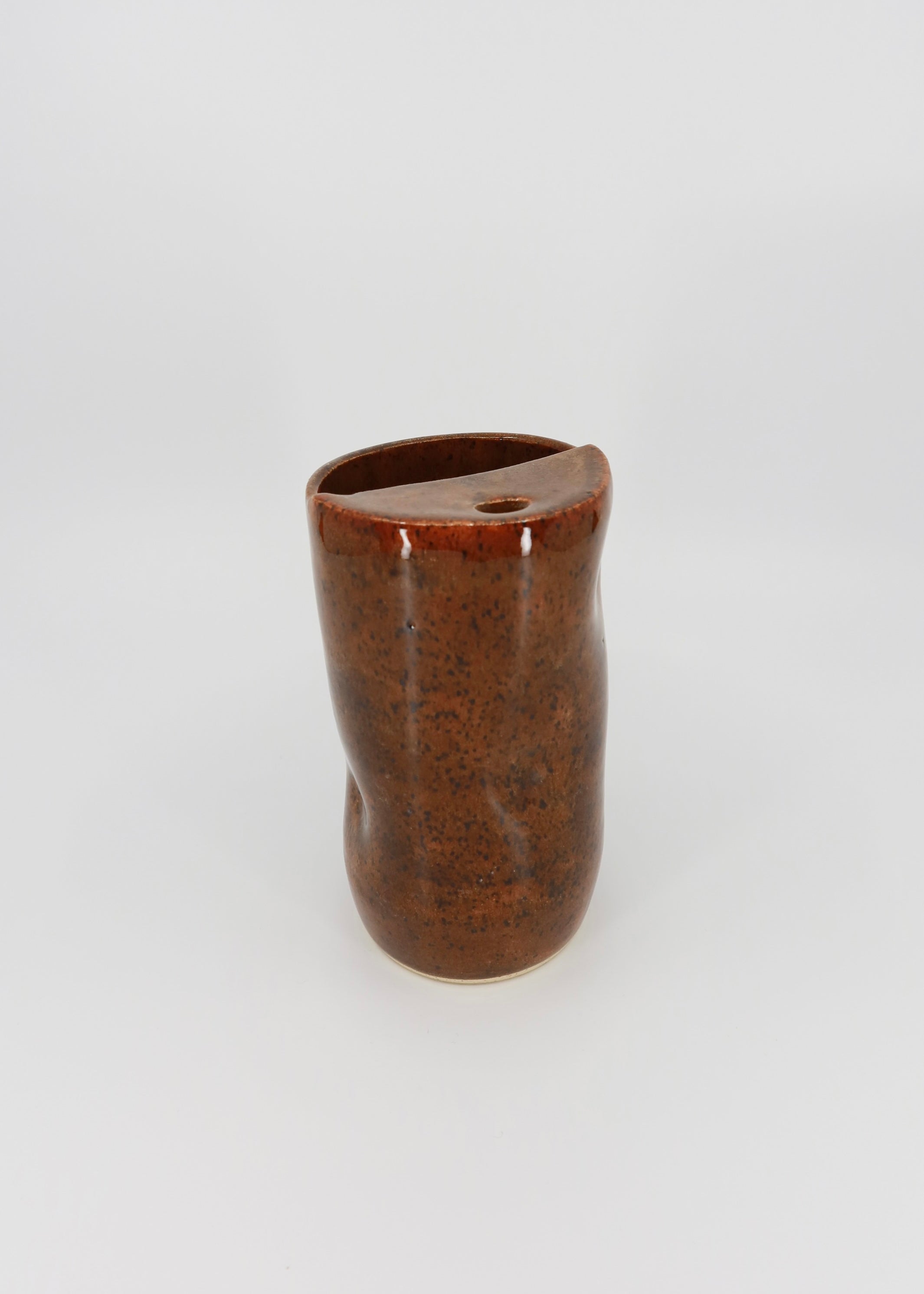 The Ceramic Pinch Travel Mug - Tortoise