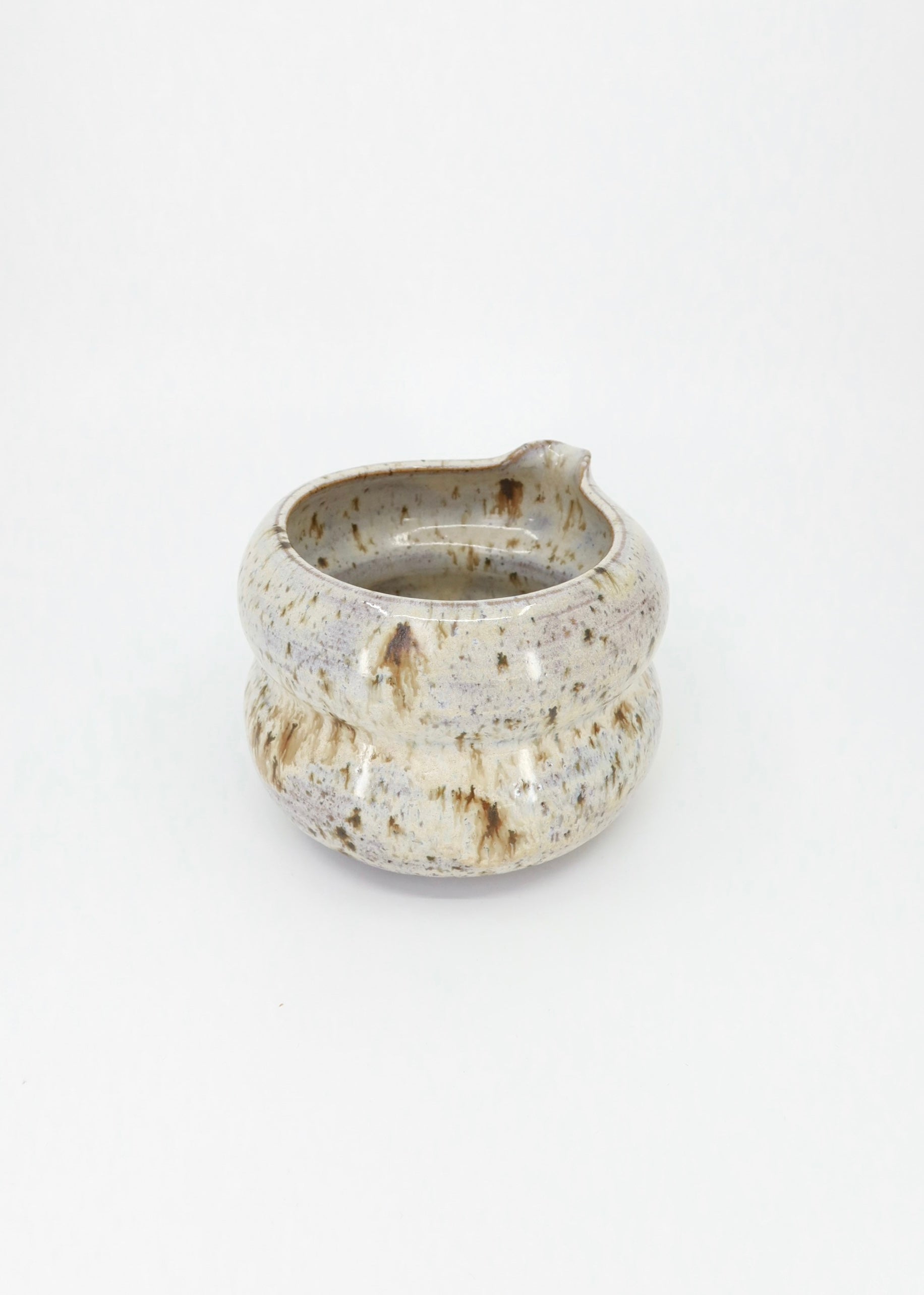 The Ceramic Bubbly Matcha Bowl - Birch