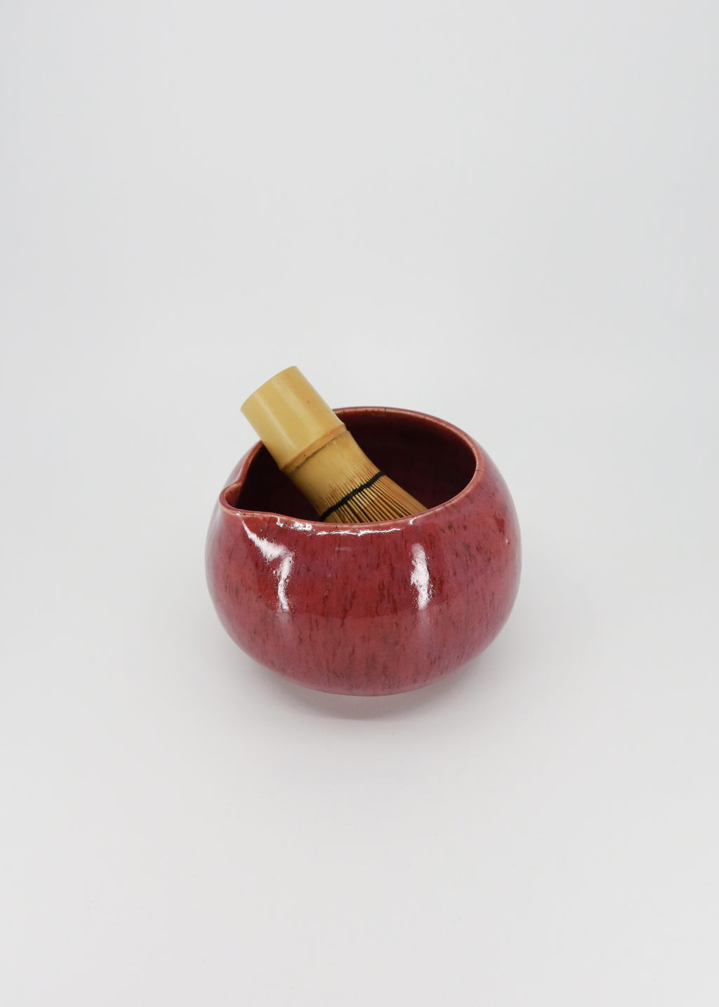 The Ceramic Matcha Bowl - Raspberry
