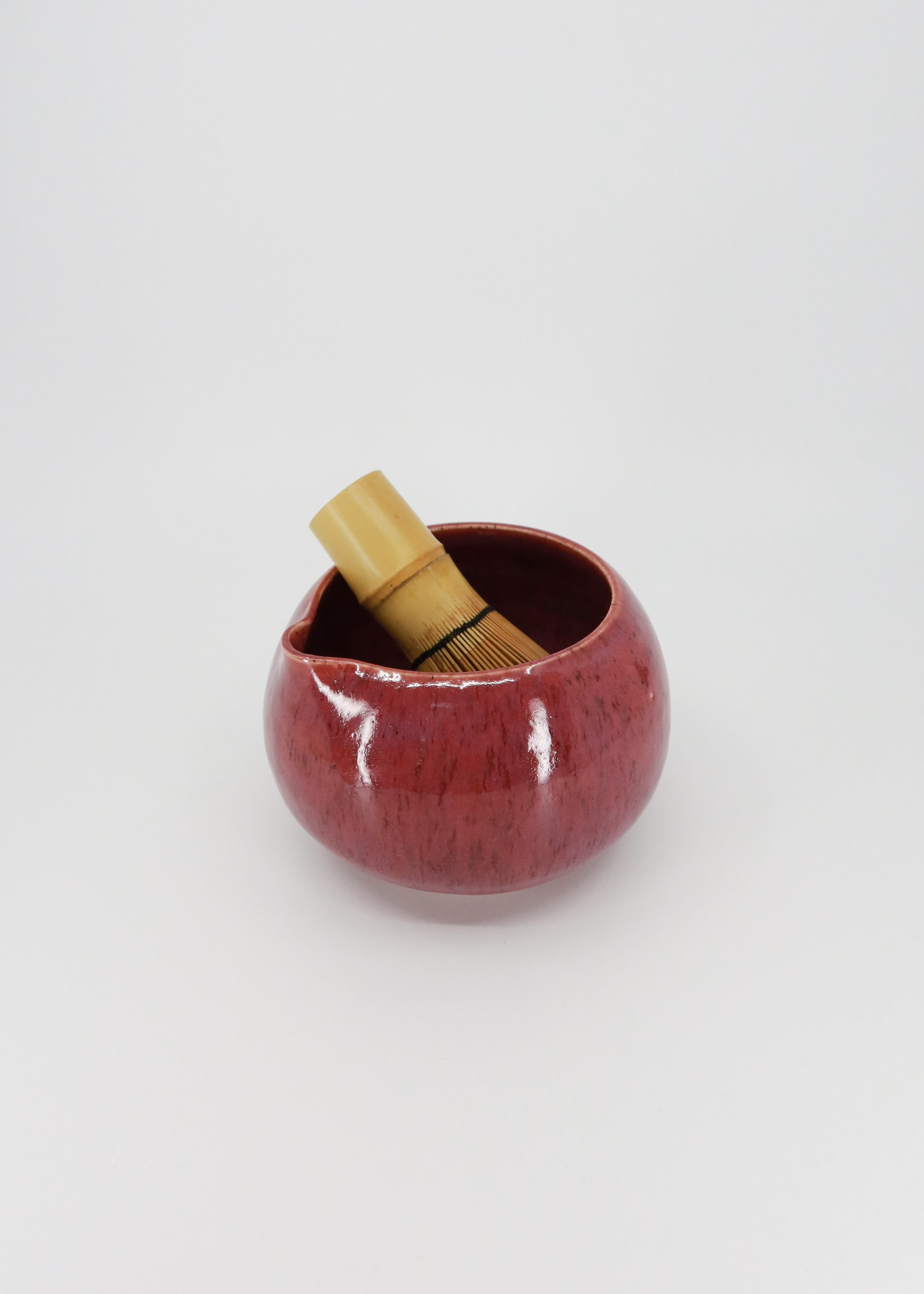 The Ceramic Matcha Bowl - Raspberry