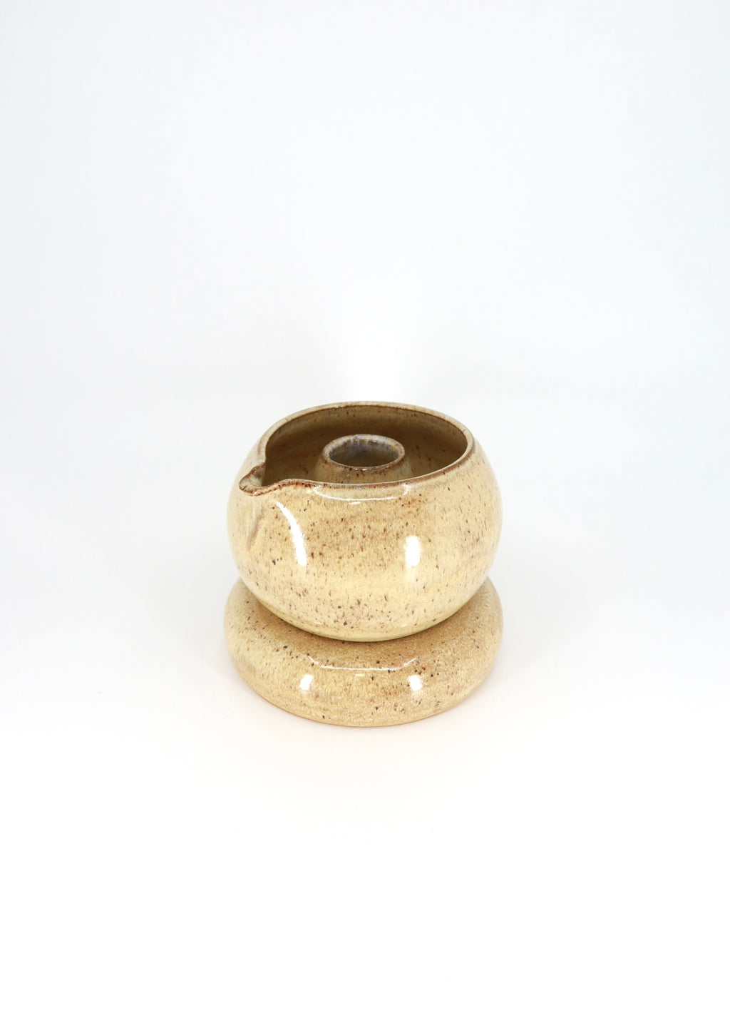 The Ceramic Matcha Bowl - Caramel