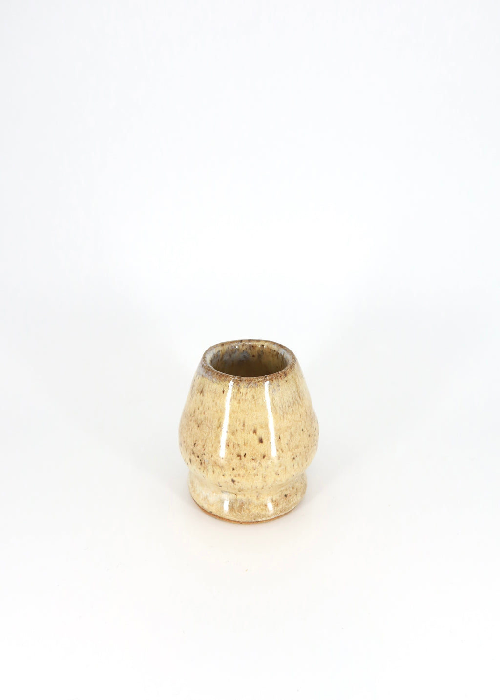 The Ceramic Matcha Whisk Holder - Caramel