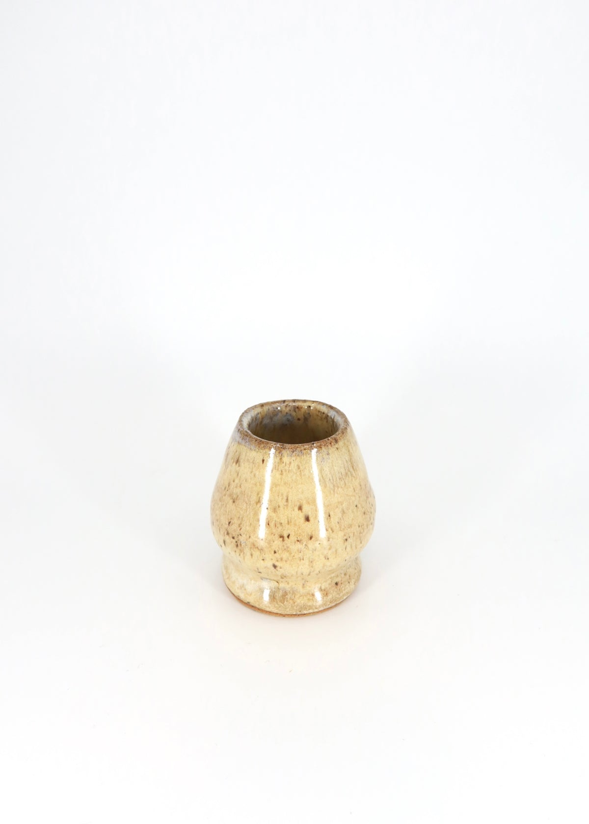The Ceramic Matcha Whisk Holder - Caramel