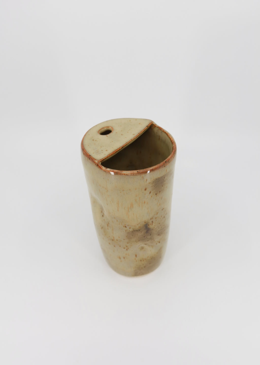 The Ceramic Pinch Travel Mug - Toasted Sage