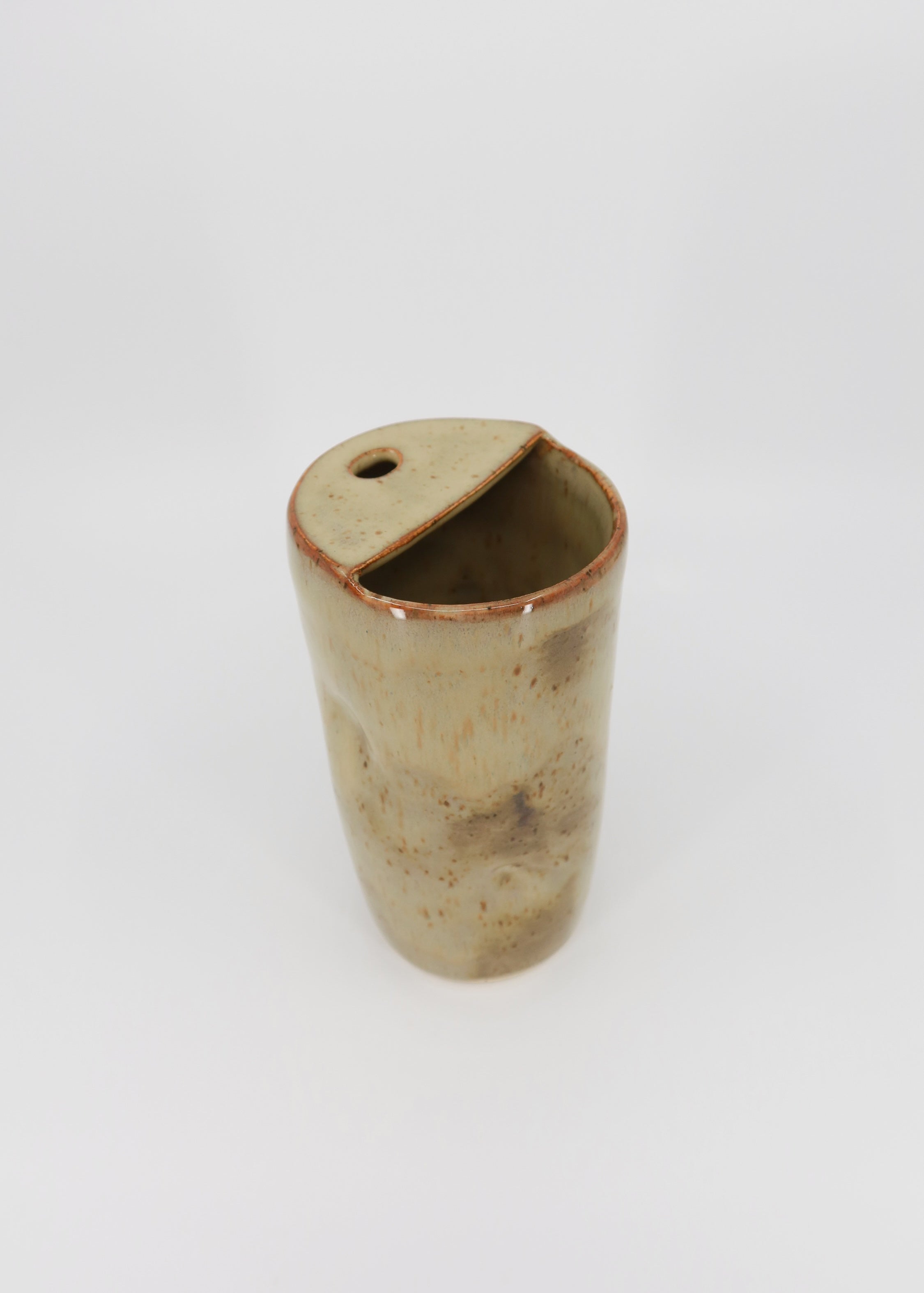 The Ceramic Pinch Travel Mug - Toasted Sage
