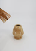 The Ceramic Matcha Whisk Holder - Caramel