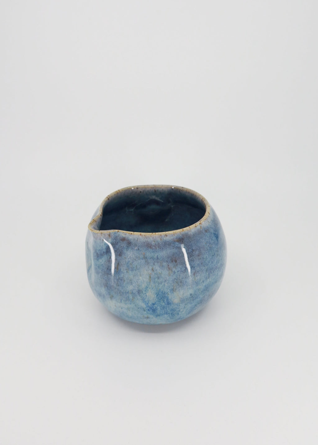 The Ceramic Pinch Matcha Bowl - Sky