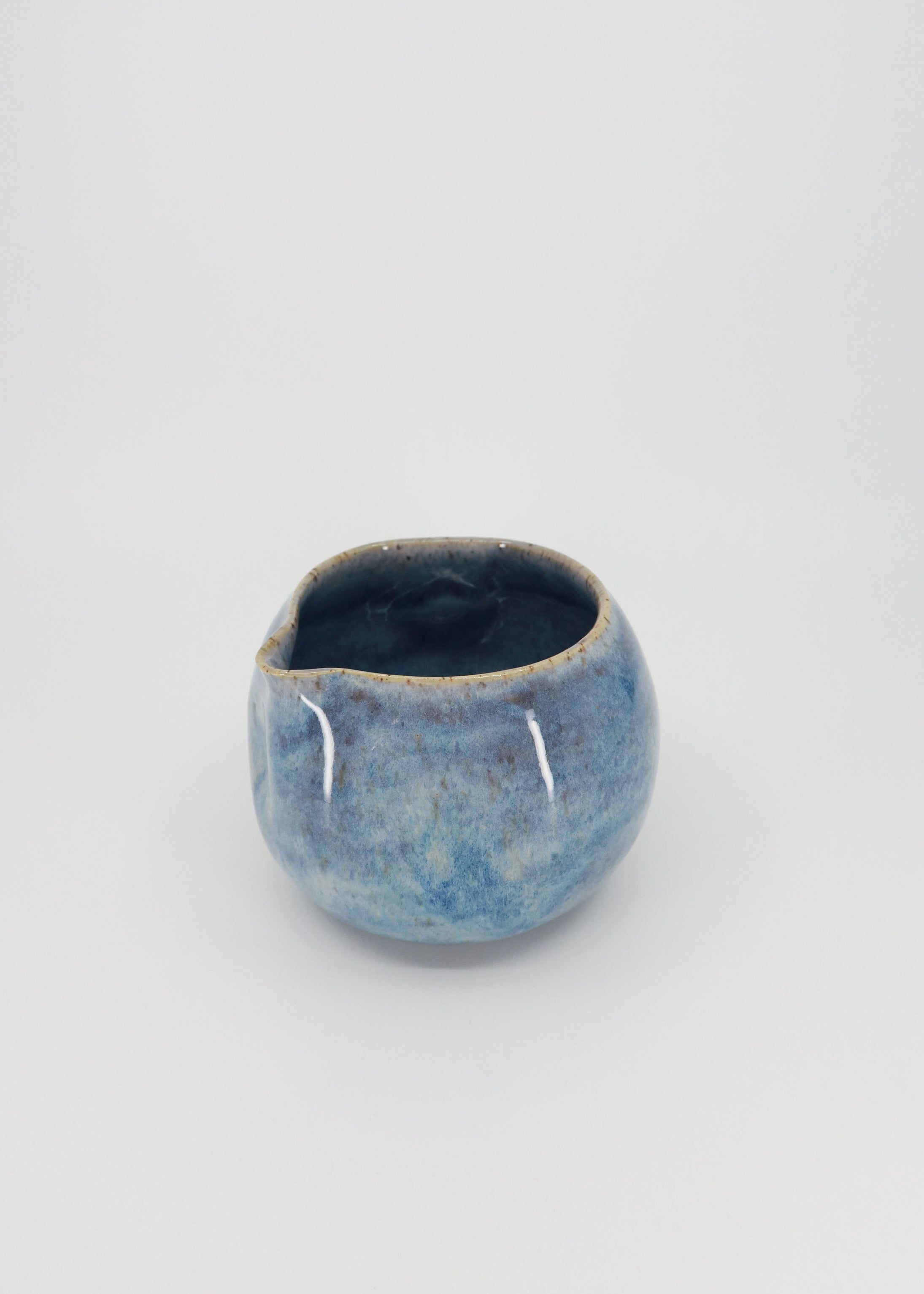 The Ceramic Pinch Matcha Bowl - Sky