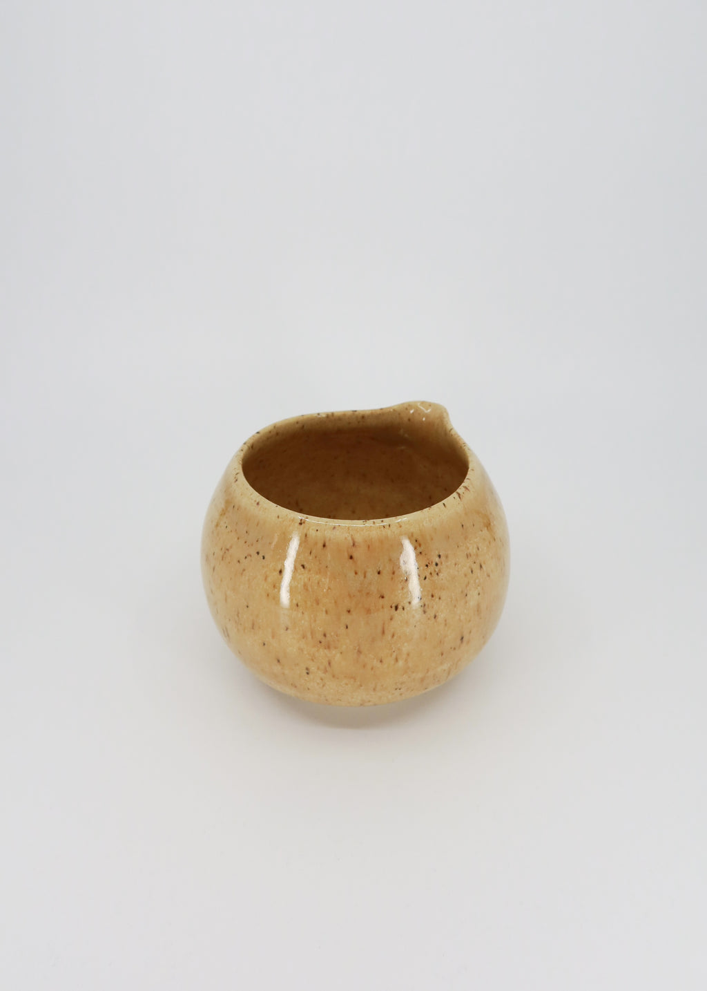 The Ceramic Matcha Bowl - Caramel