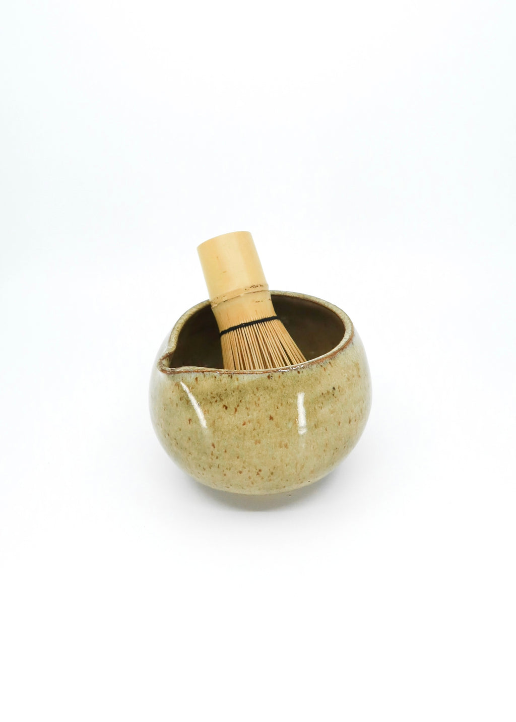 The Ceramic Matcha Bowl - Moss