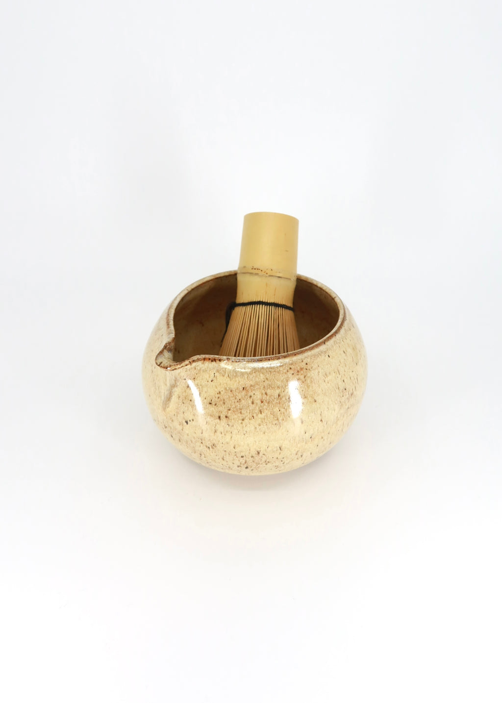 The Ceramic Matcha Bowl - Caramel