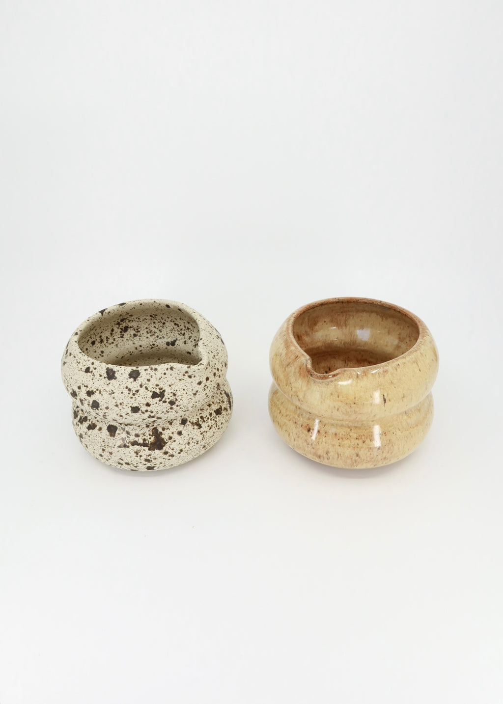 The Ceramic Bubbly Matcha Bowl - Caramel