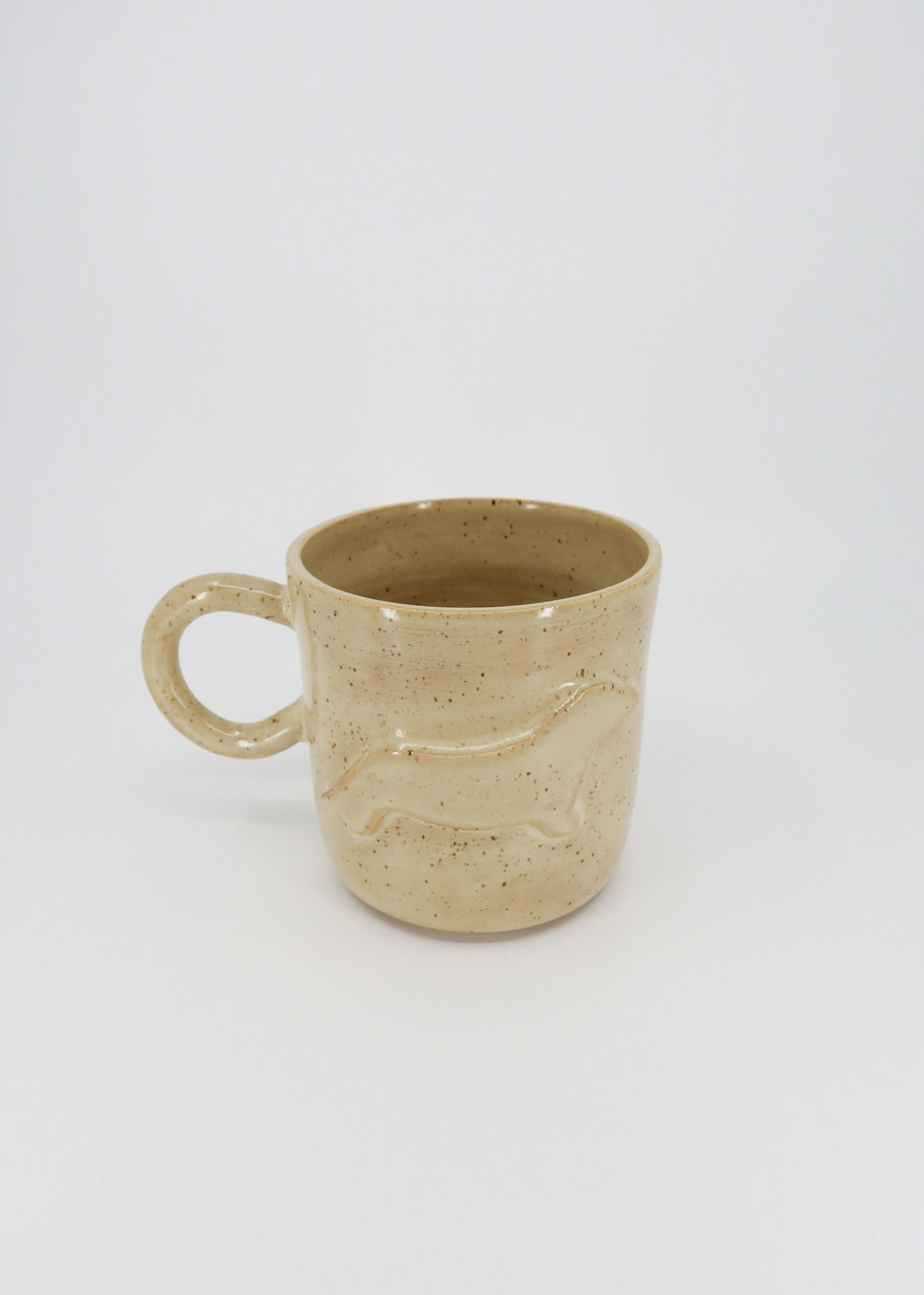 The Ceramic Doxie Mug - Caramel