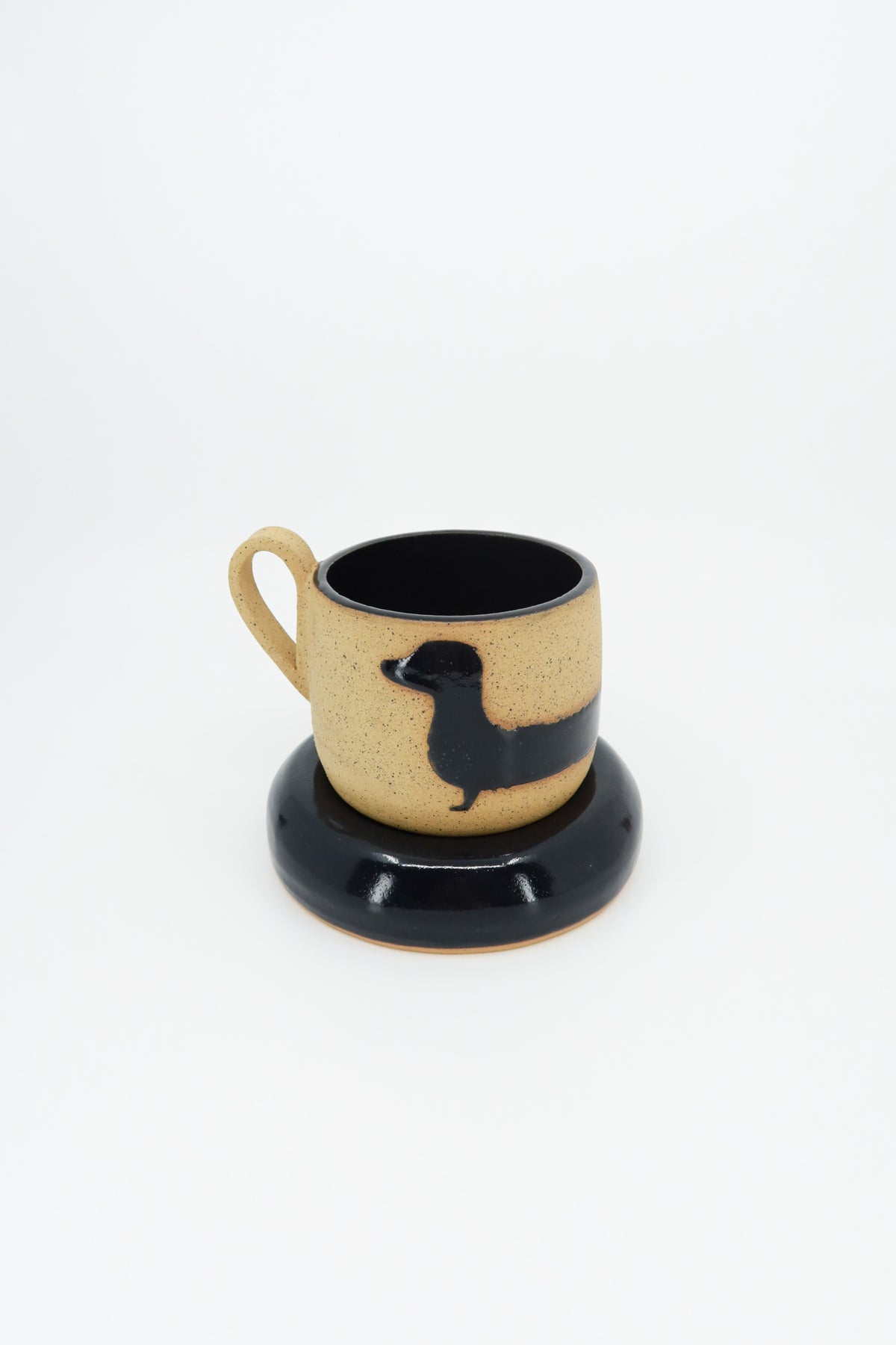 The Ceramic Kaia Mug - Onyx Doxie