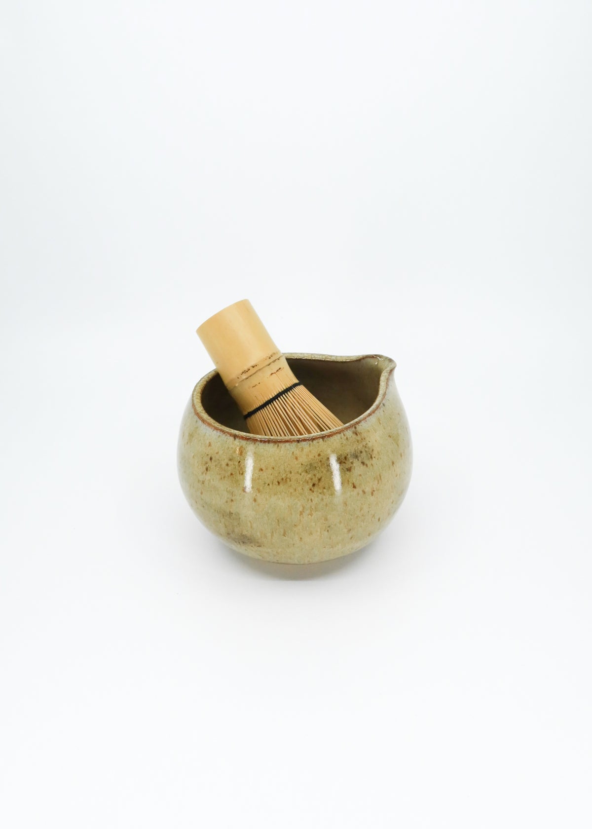The Ceramic Matcha Bowl - Moss