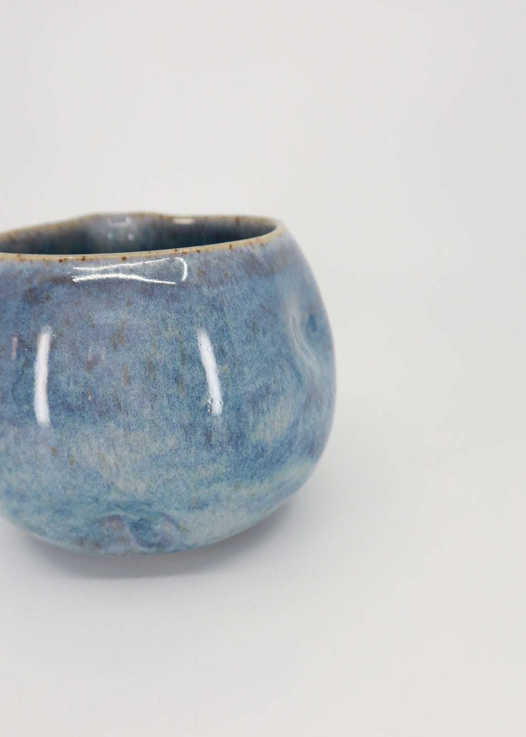 The Ceramic Pinch Matcha Bowl - Sky