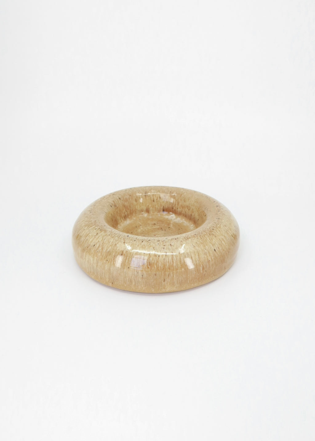 The Ceramic Bubble Plate - Caramel