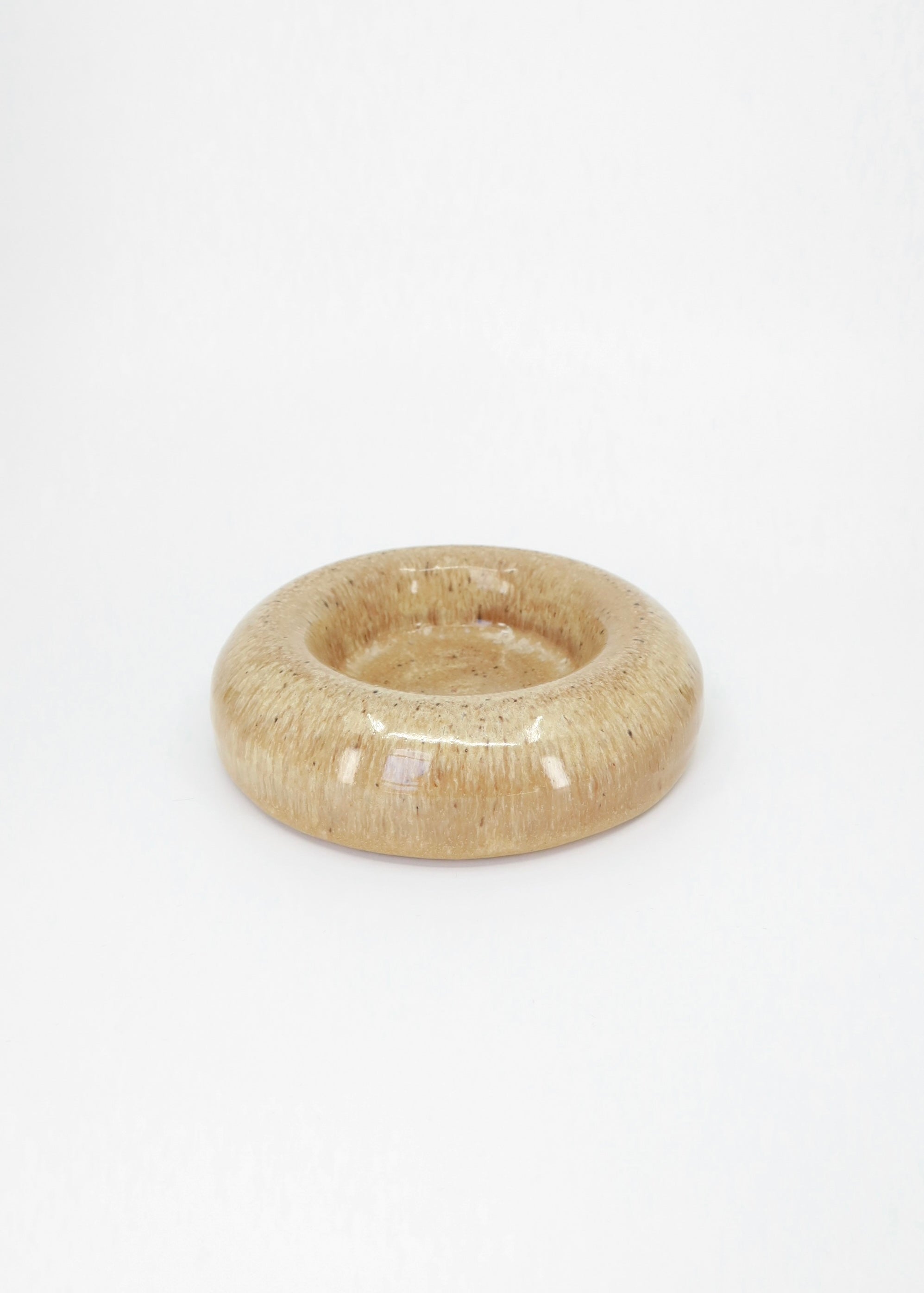 The Ceramic Bubble Plate - Caramel