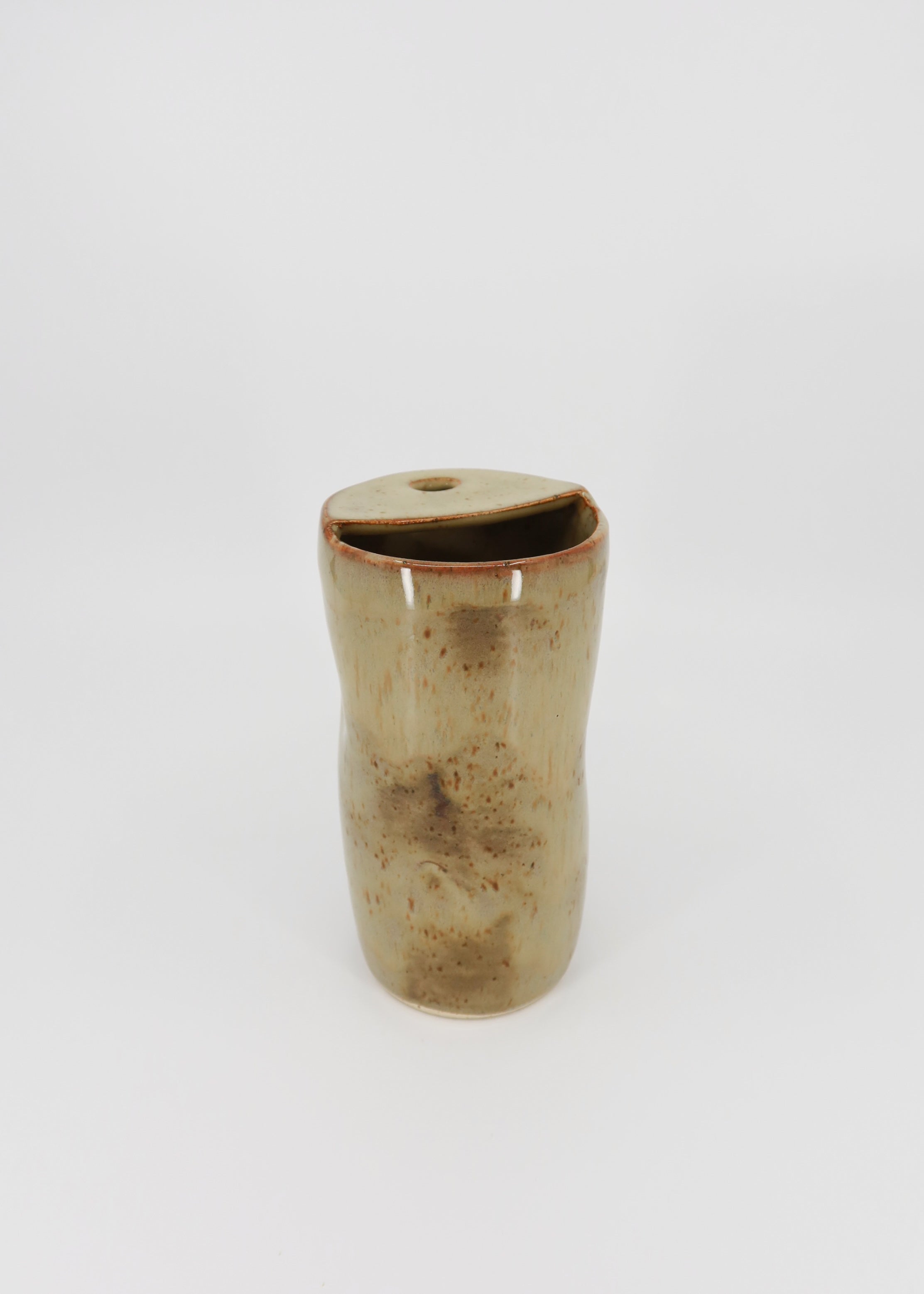 The Ceramic Pinch Travel Mug - Toasted Sage
