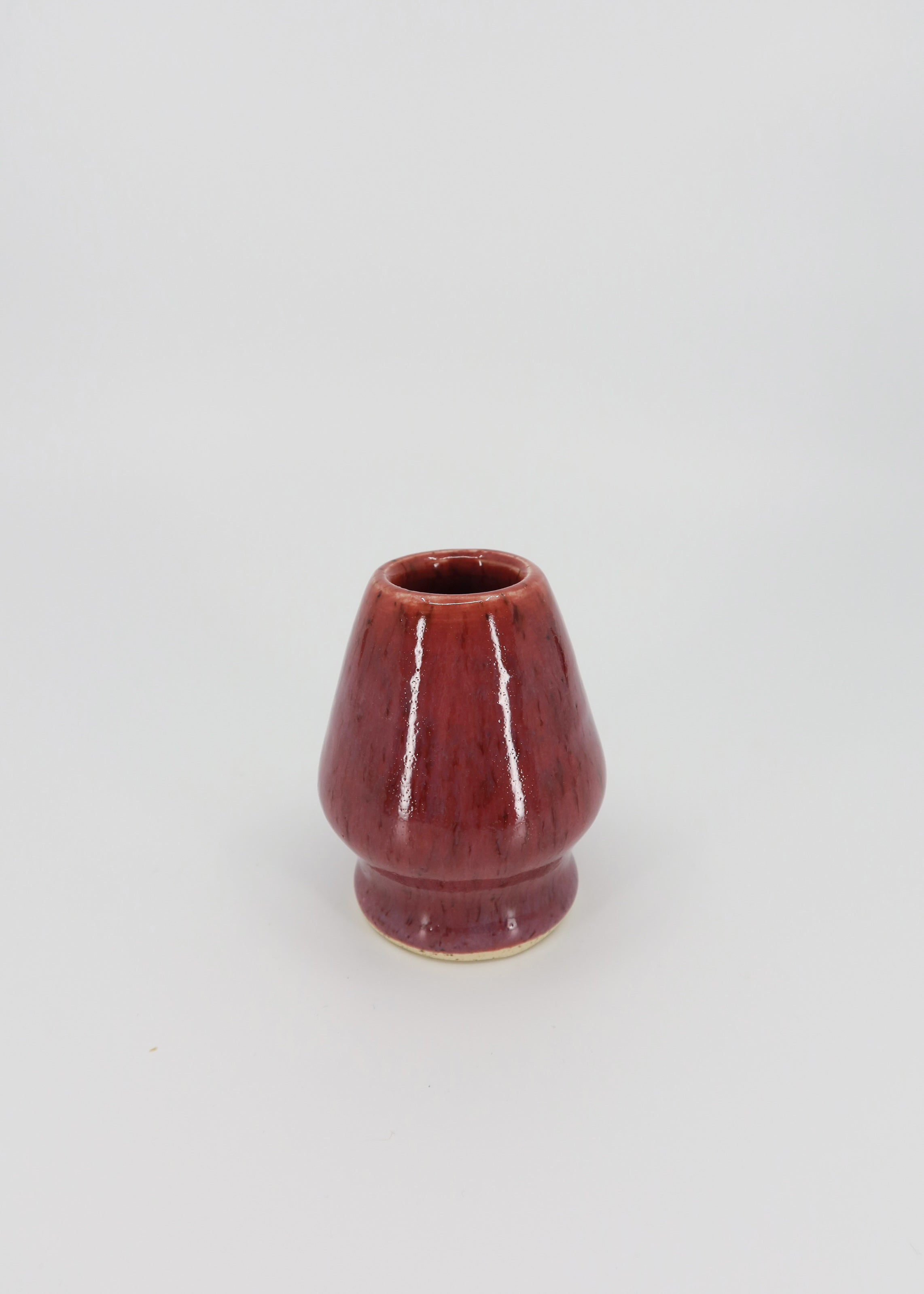 The Ceramic Matcha Whisk Holder - Raspberry