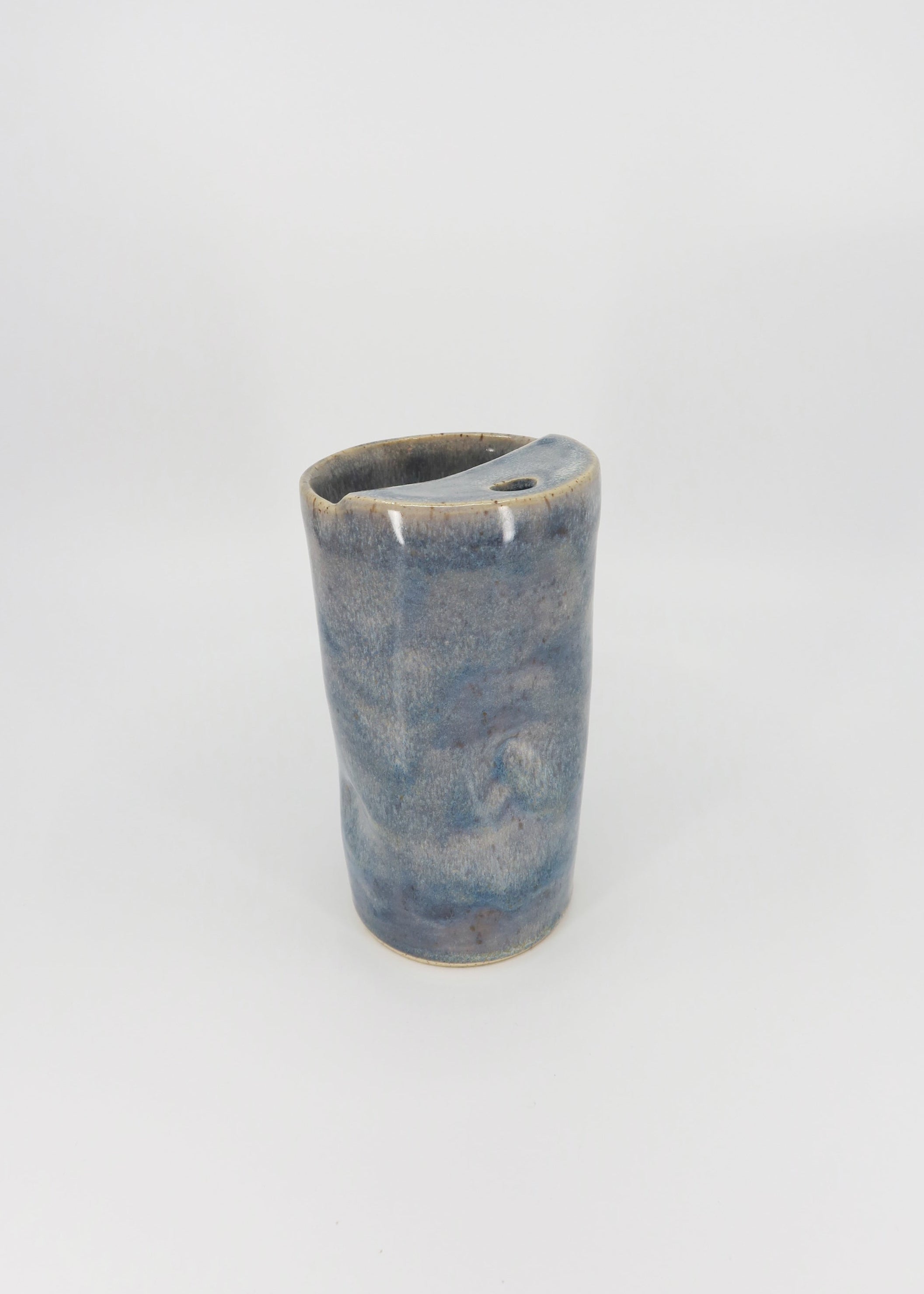 The Ceramic Pinch Travel Mug - Sky