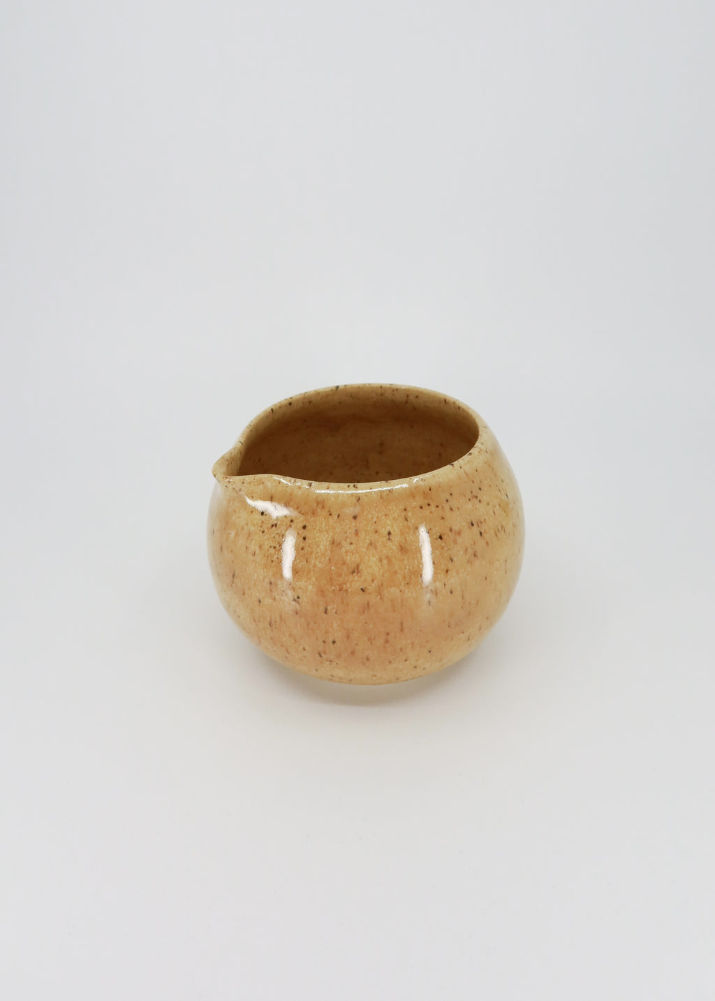 The Ceramic Matcha Bowl - Caramel