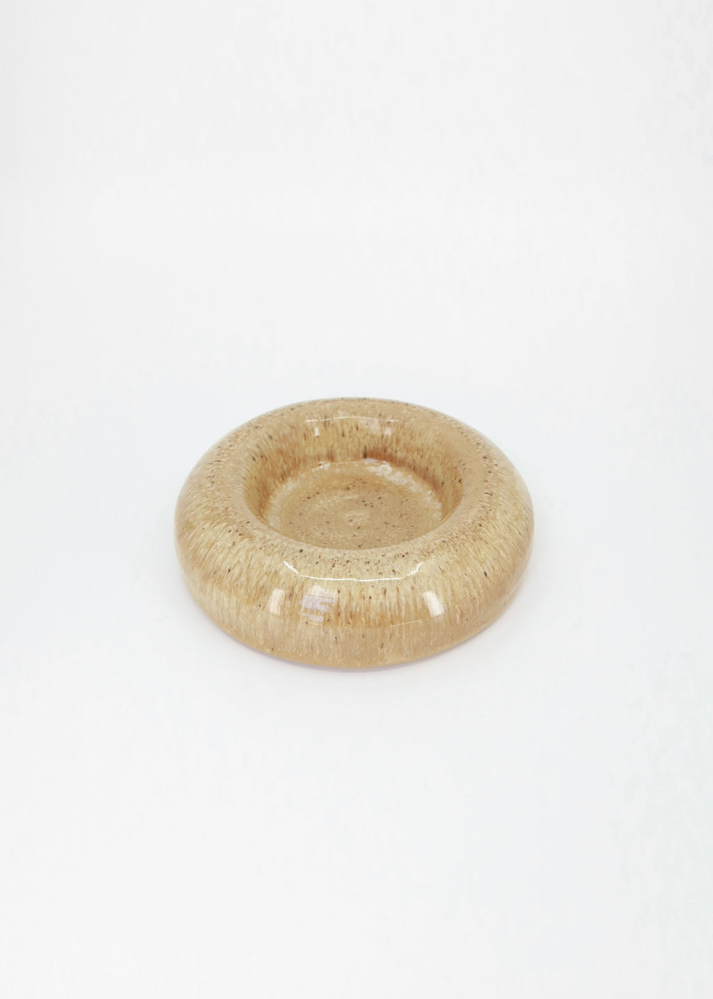 The Ceramic Bubble Plate - Caramel