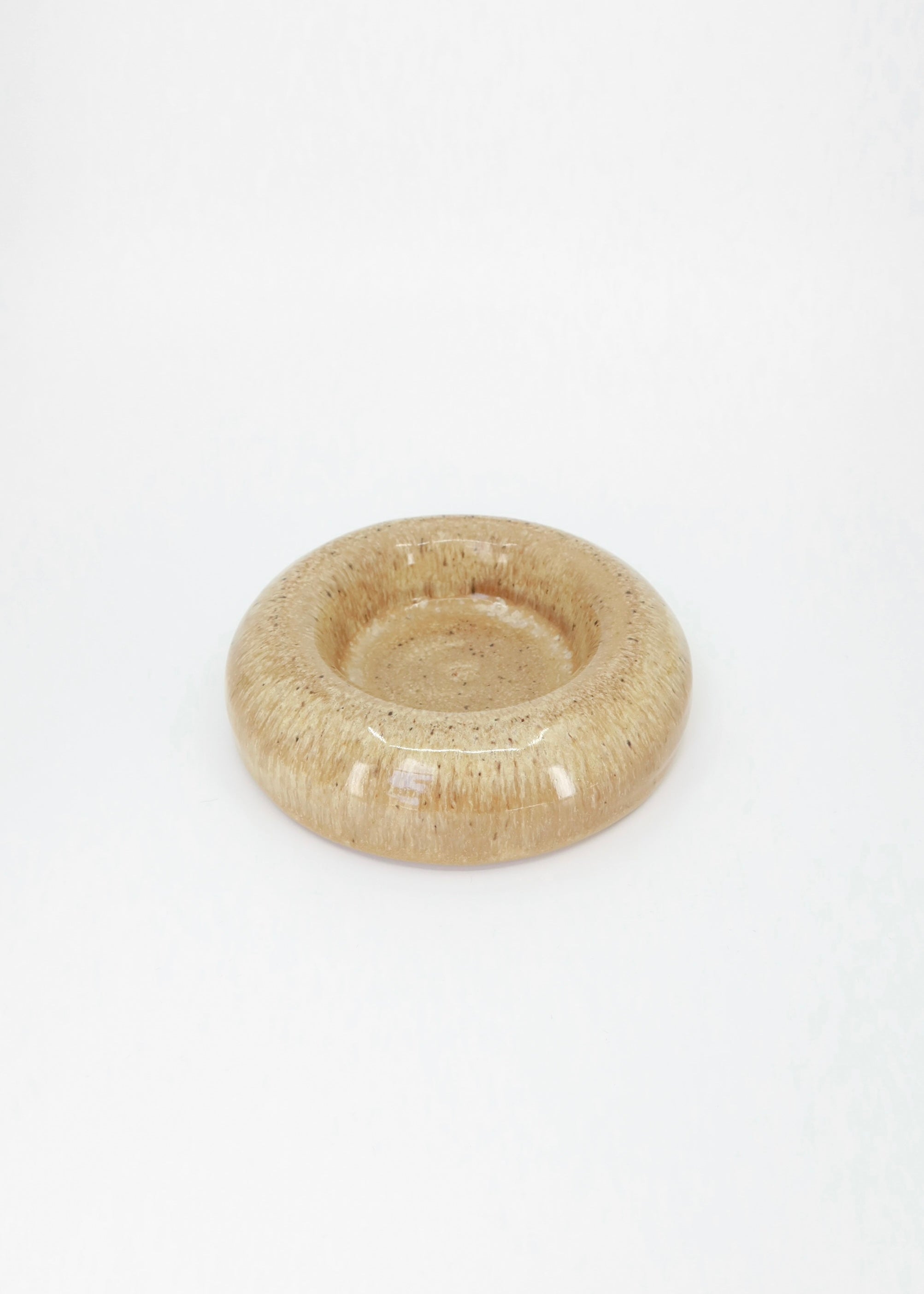 The Ceramic Bubble Plate - Caramel