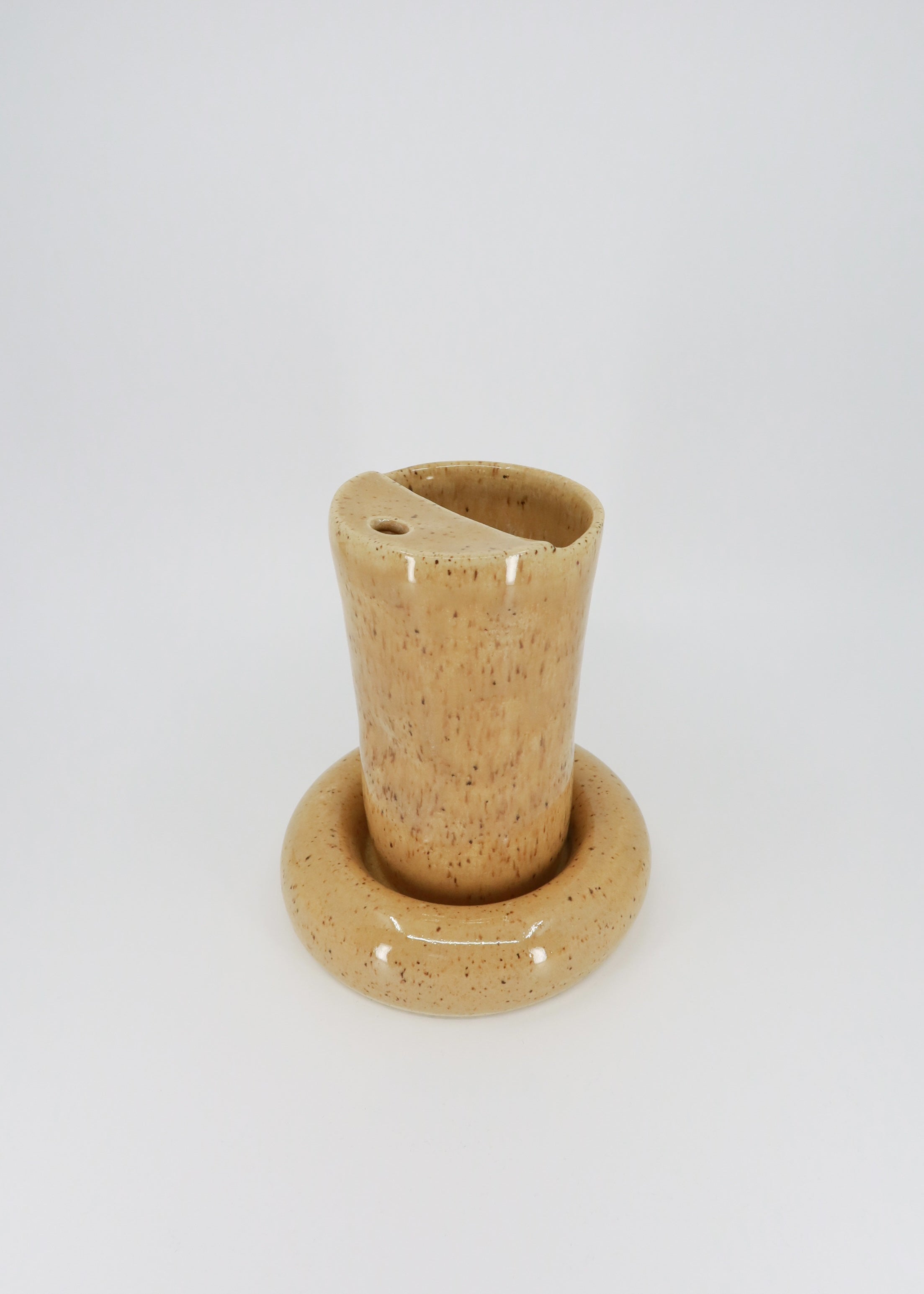 The Ceramic Bubble Plate - Caramel