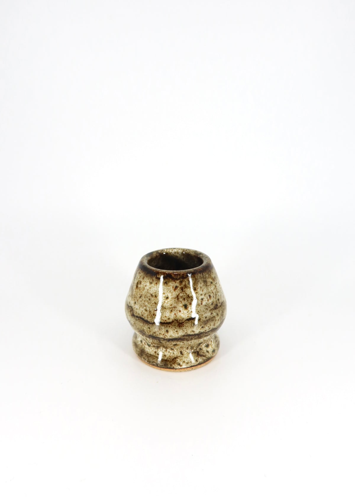 The Ceramic Matcha Whisk Holder - Sepia