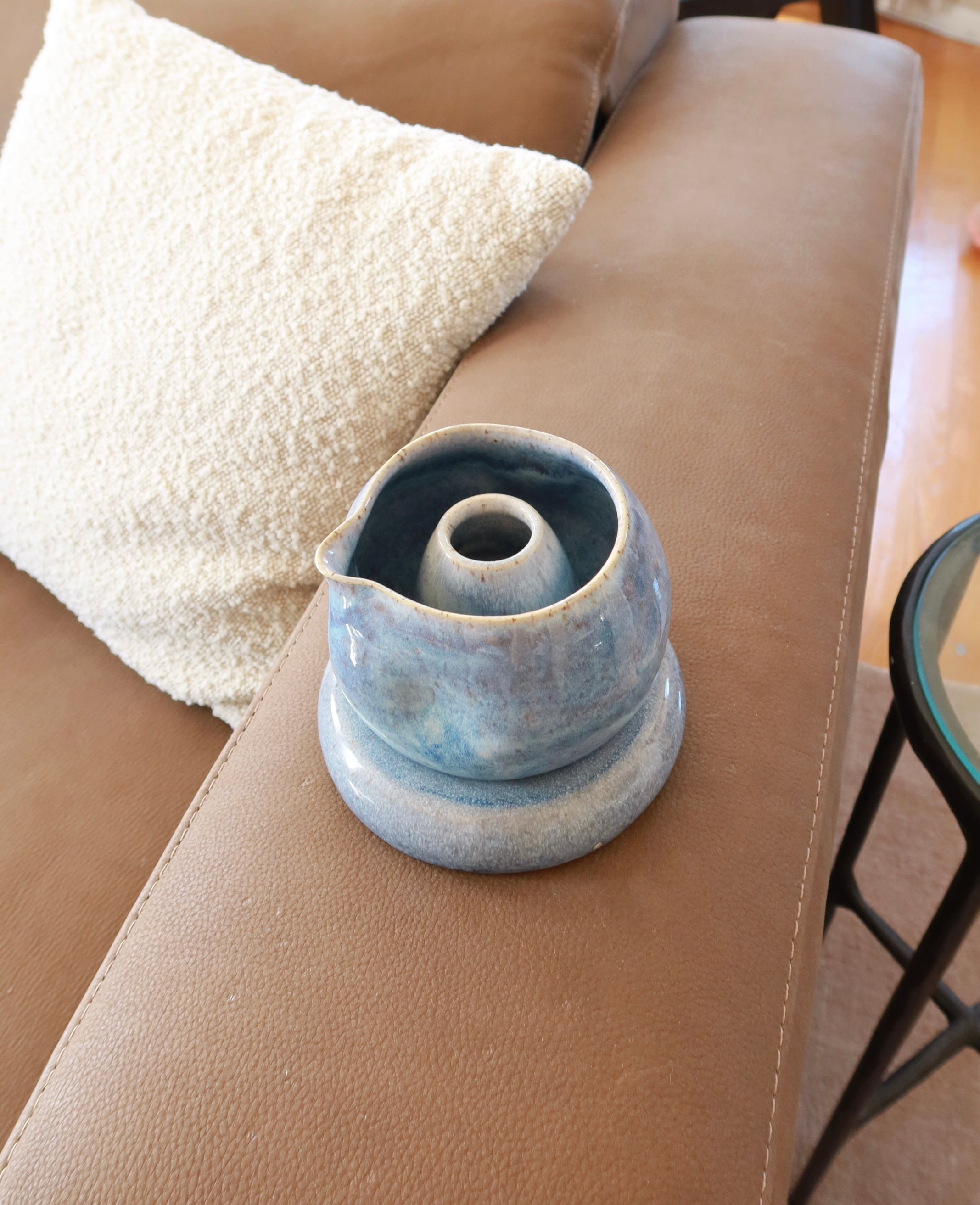 The Ceramic Matcha Whisk Holder - Sky
