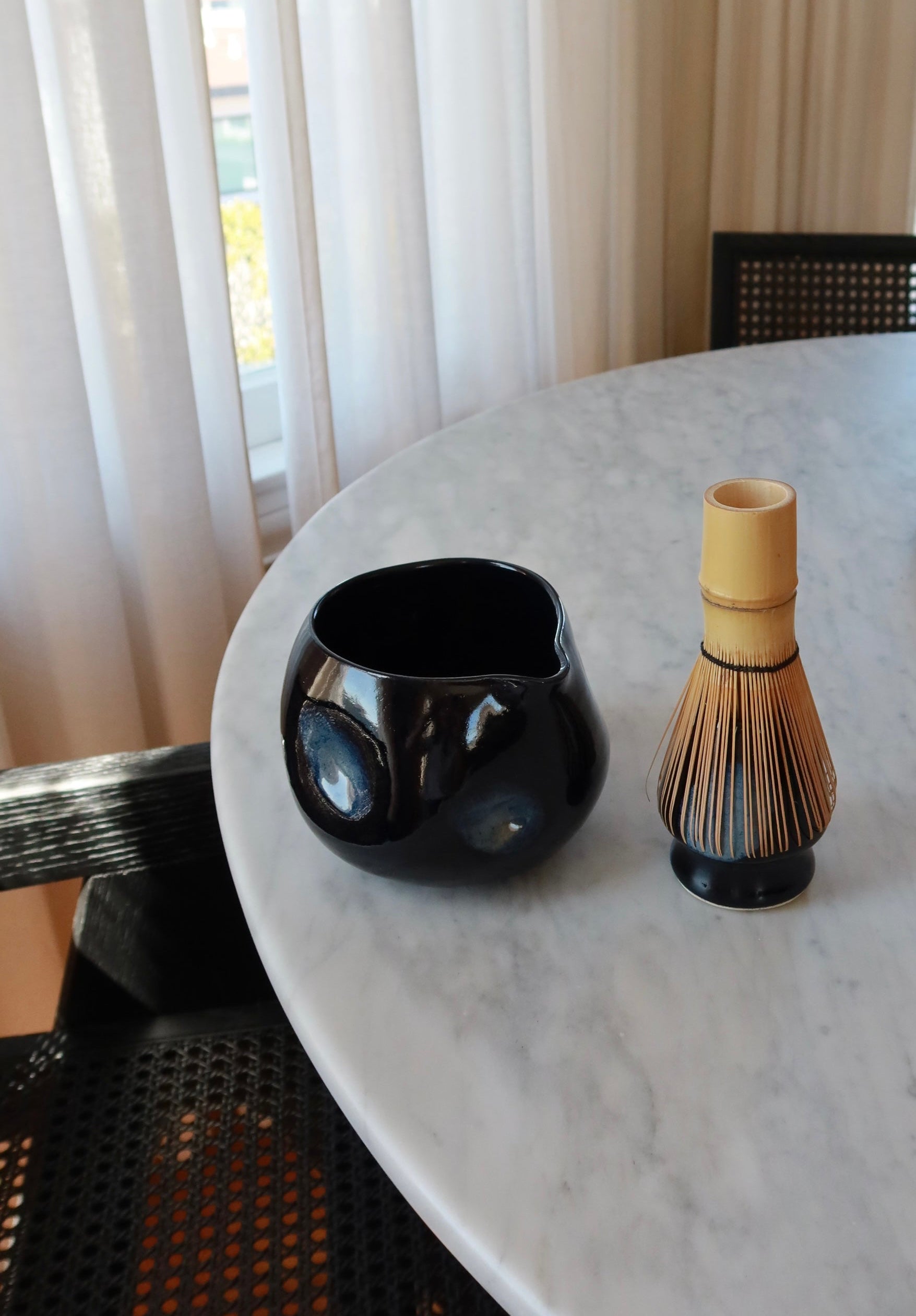 The Ceramic Pinch Matcha Bowl - Cosmic