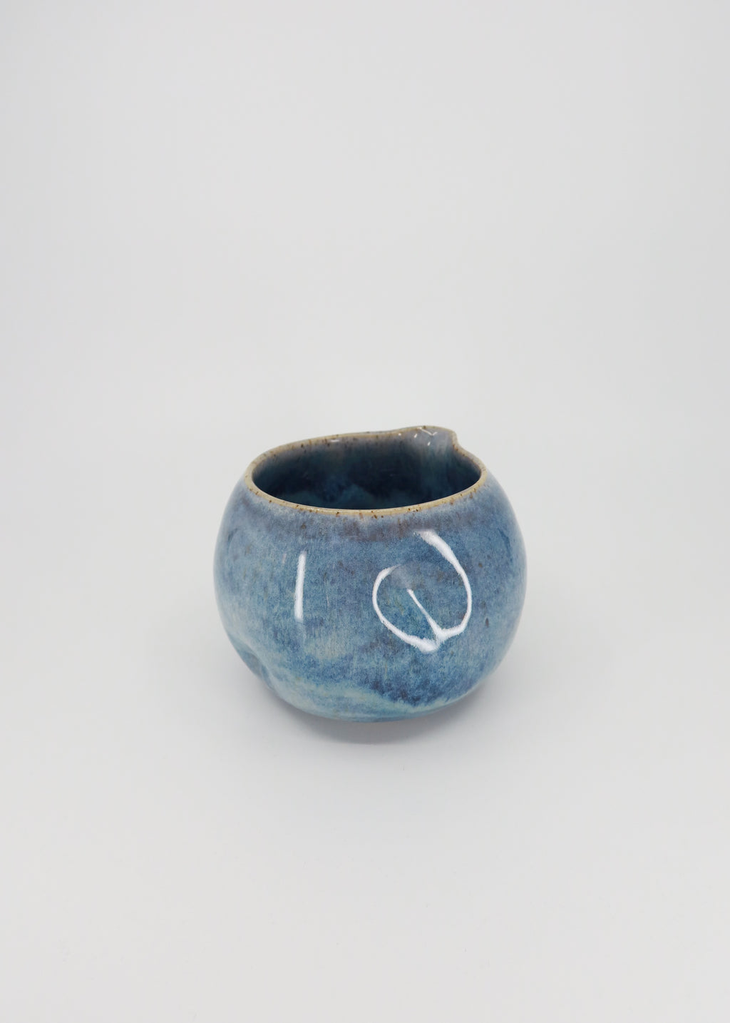 The Ceramic Pinch Matcha Bowl - Sky