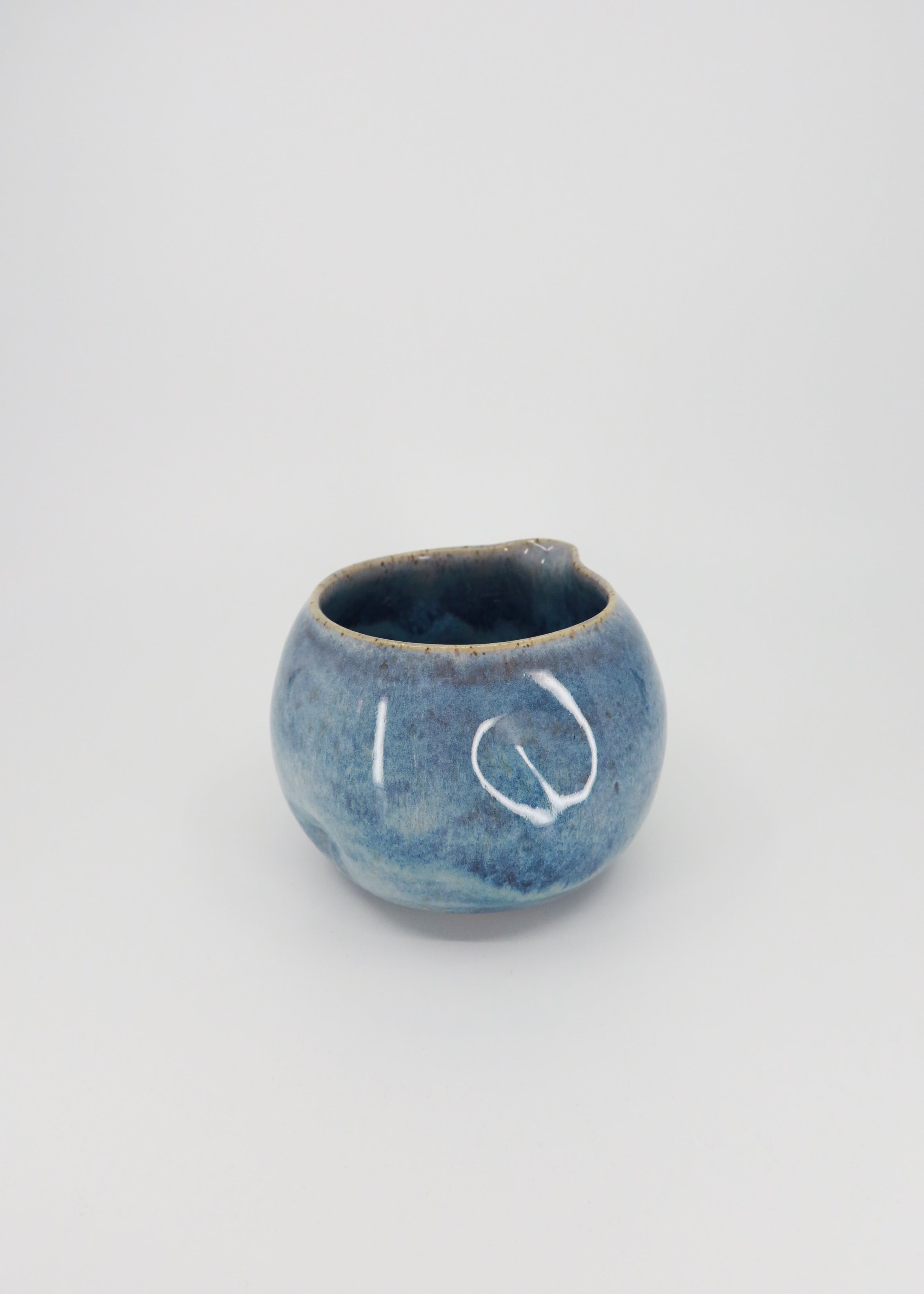 The Ceramic Pinch Matcha Bowl - Sky