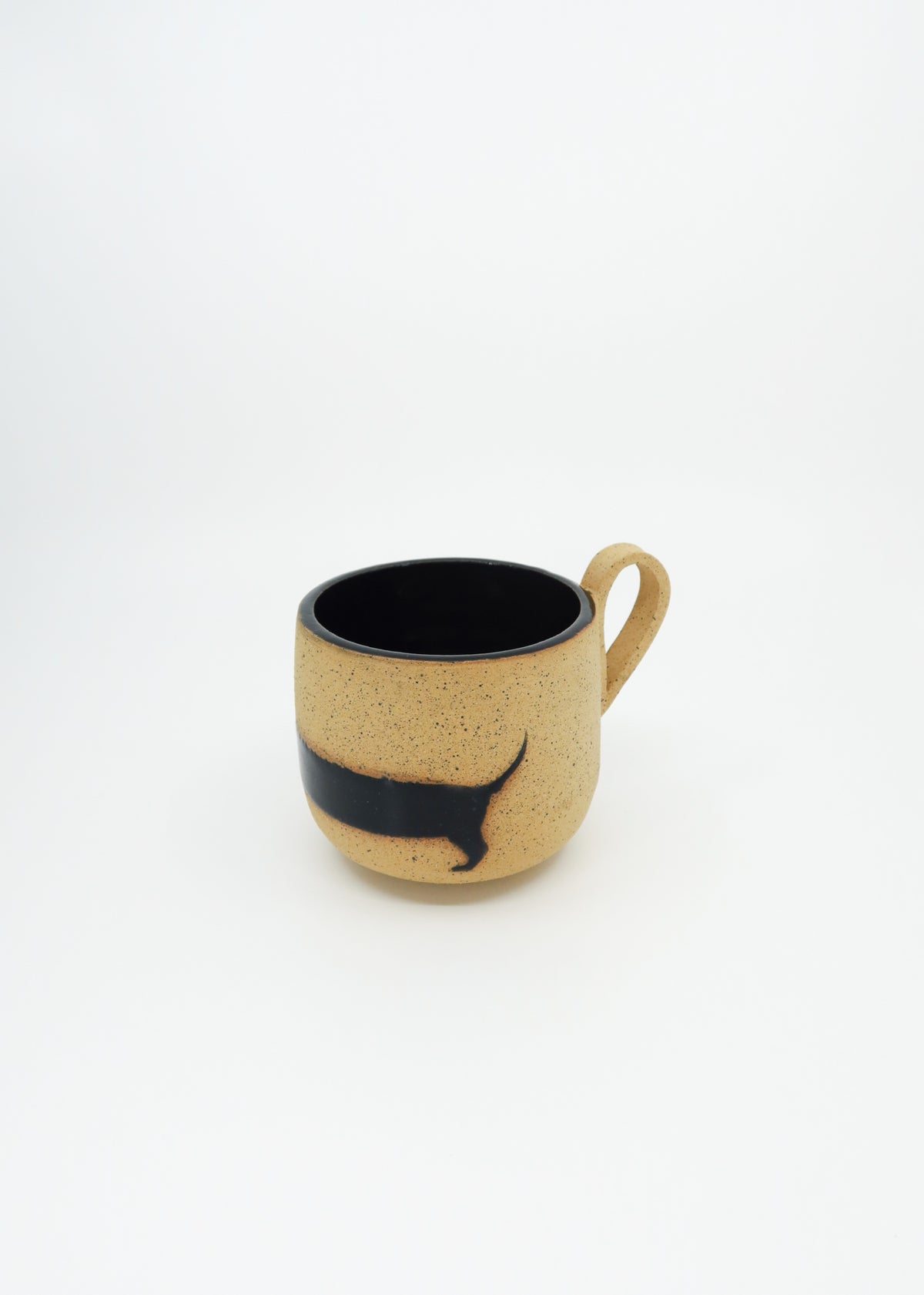 The Ceramic Kaia Mug - Onyx Doxie