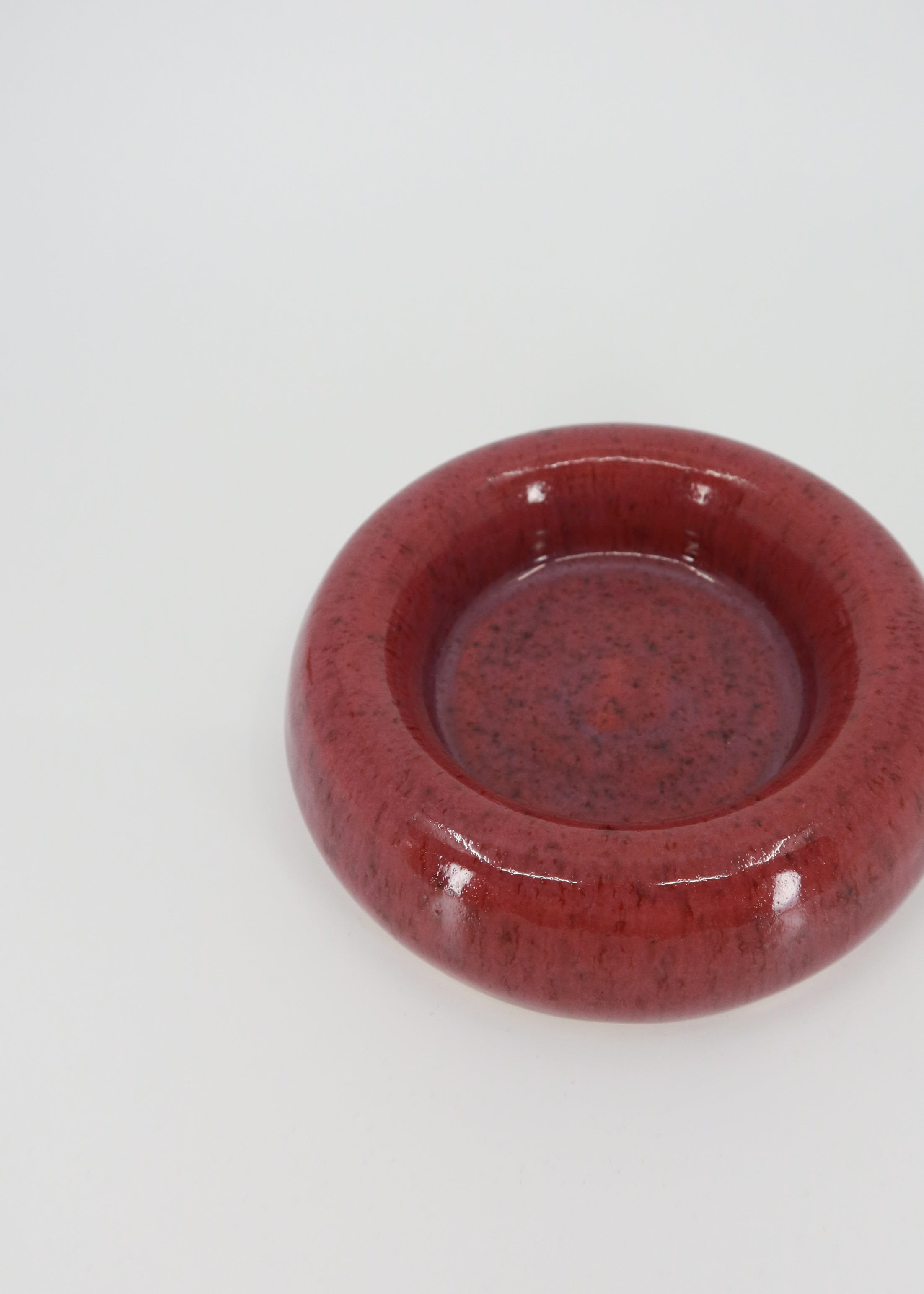 The Ceramic Bubble Plate - Raspberry
