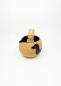 The Ceramic Doxie Matcha Bowl - Onyx
