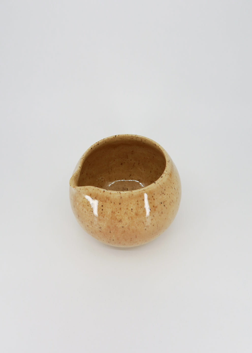 The Ceramic Matcha Bowl - Caramel