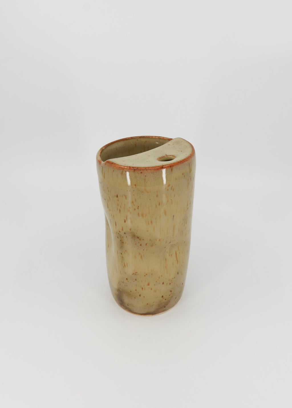 The Ceramic Pinch Travel Mug - Toasted Sage