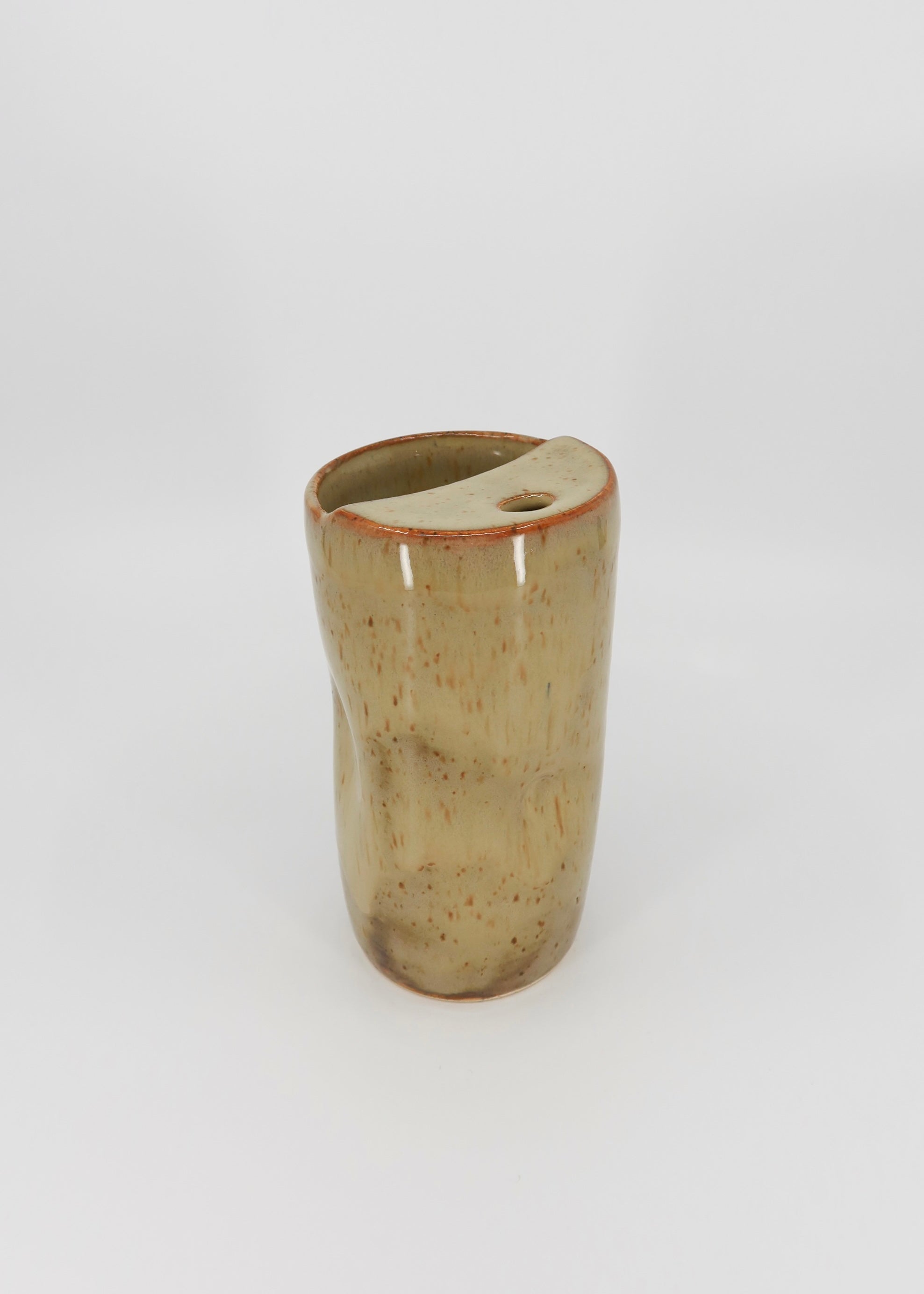 The Ceramic Pinch Travel Mug - Toasted Sage