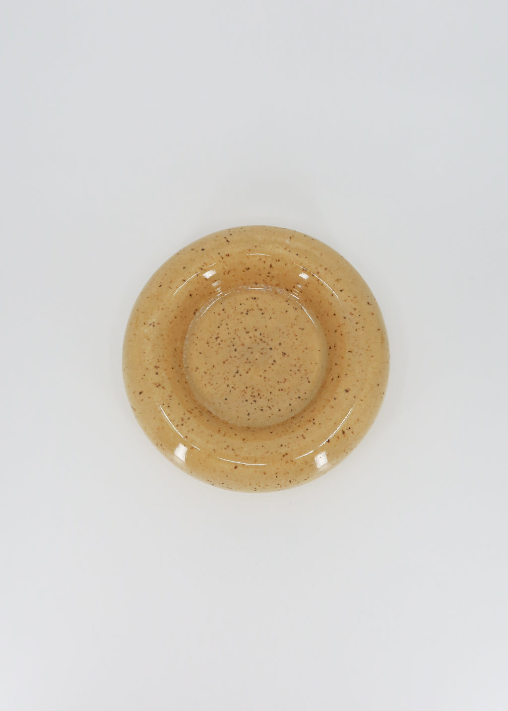 The Ceramic Bubble Plate - Caramel
