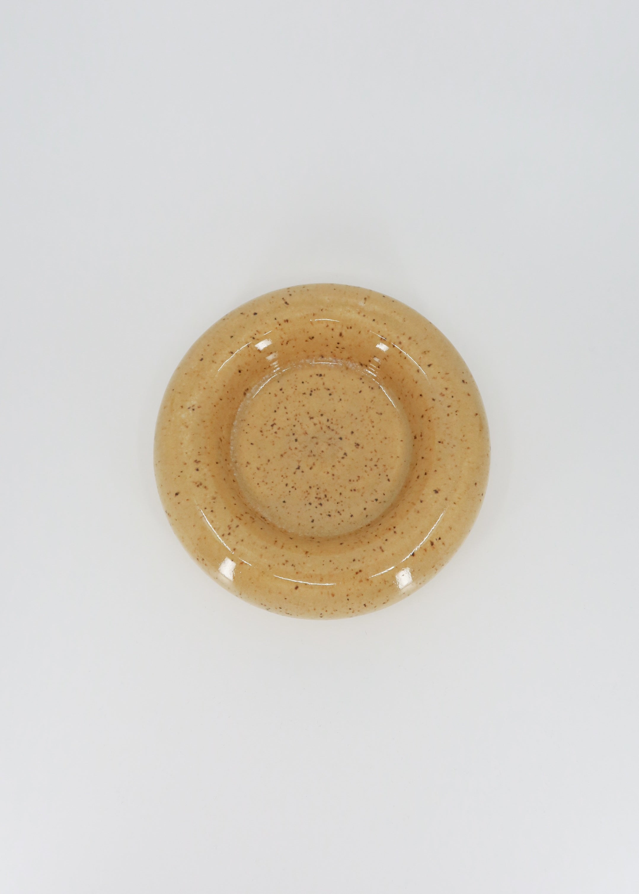 The Ceramic Bubble Plate - Caramel