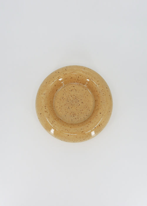 The Ceramic Bubble Plate - Caramel