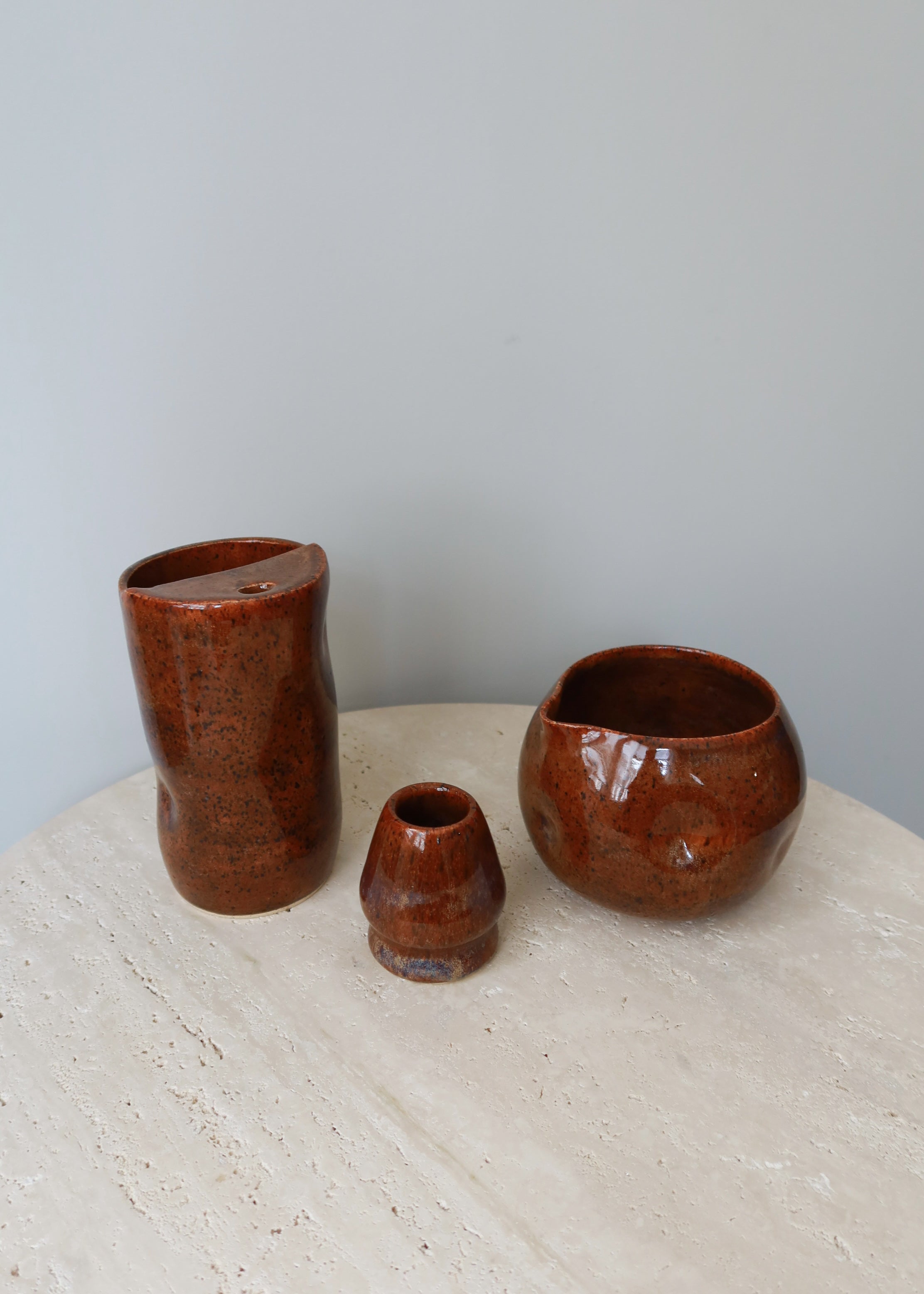 The Ceramic Pinch Travel Mug - Tortoise