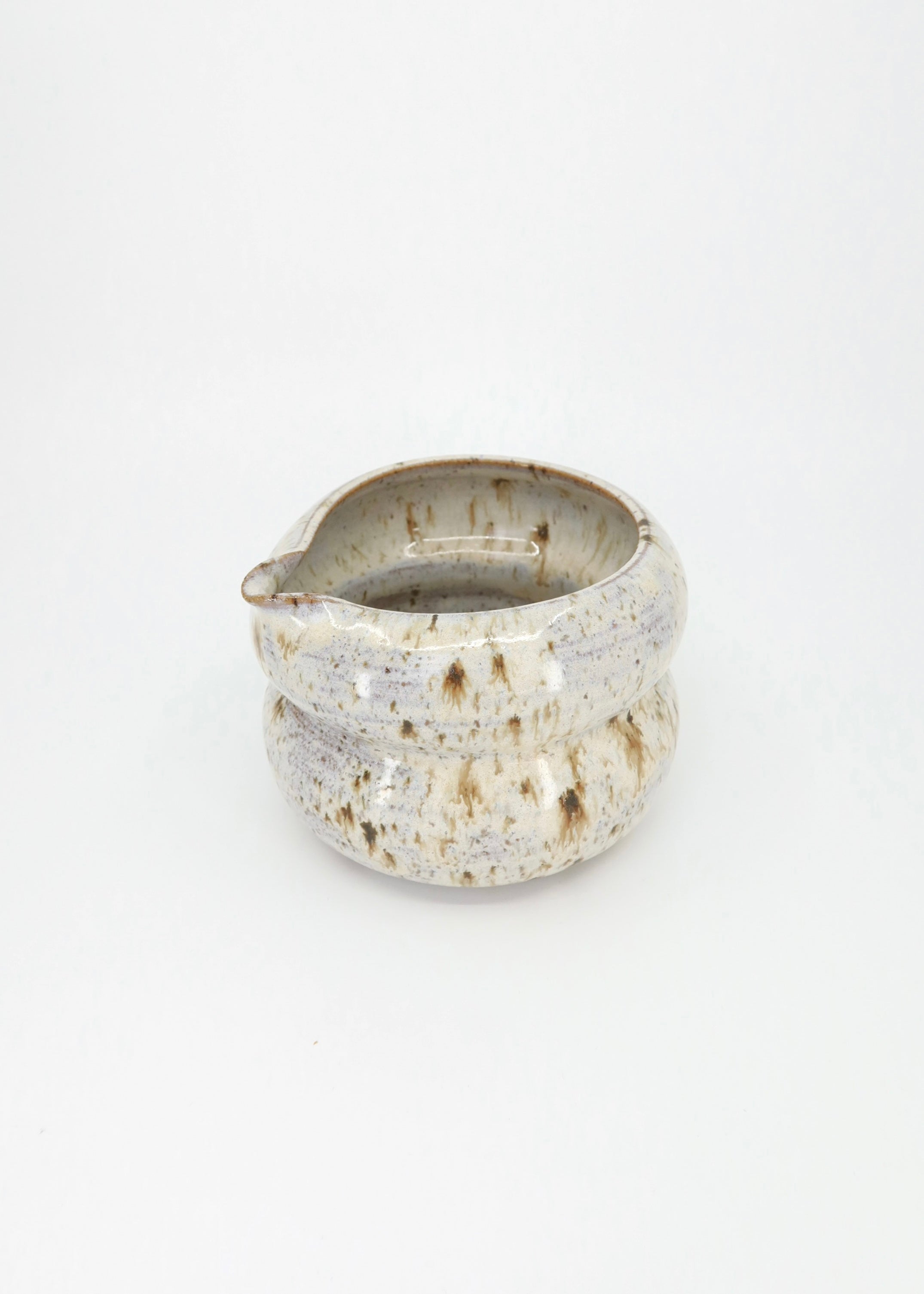 The Ceramic Bubbly Matcha Bowl - Birch