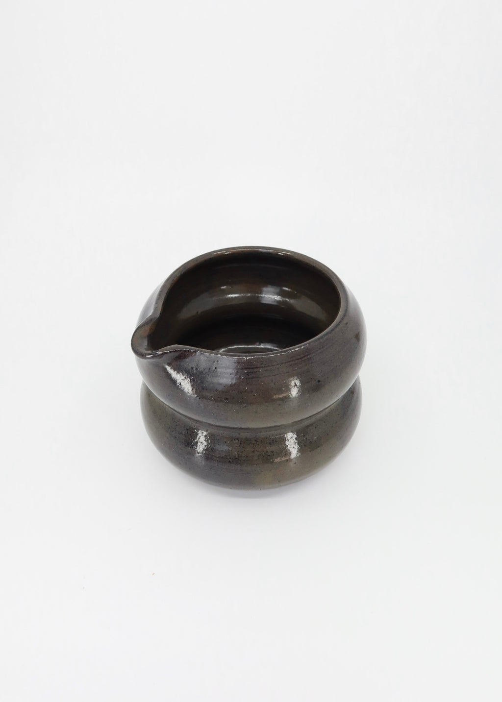 The Ceramic Bubbly Matcha Bowl - Smoke
