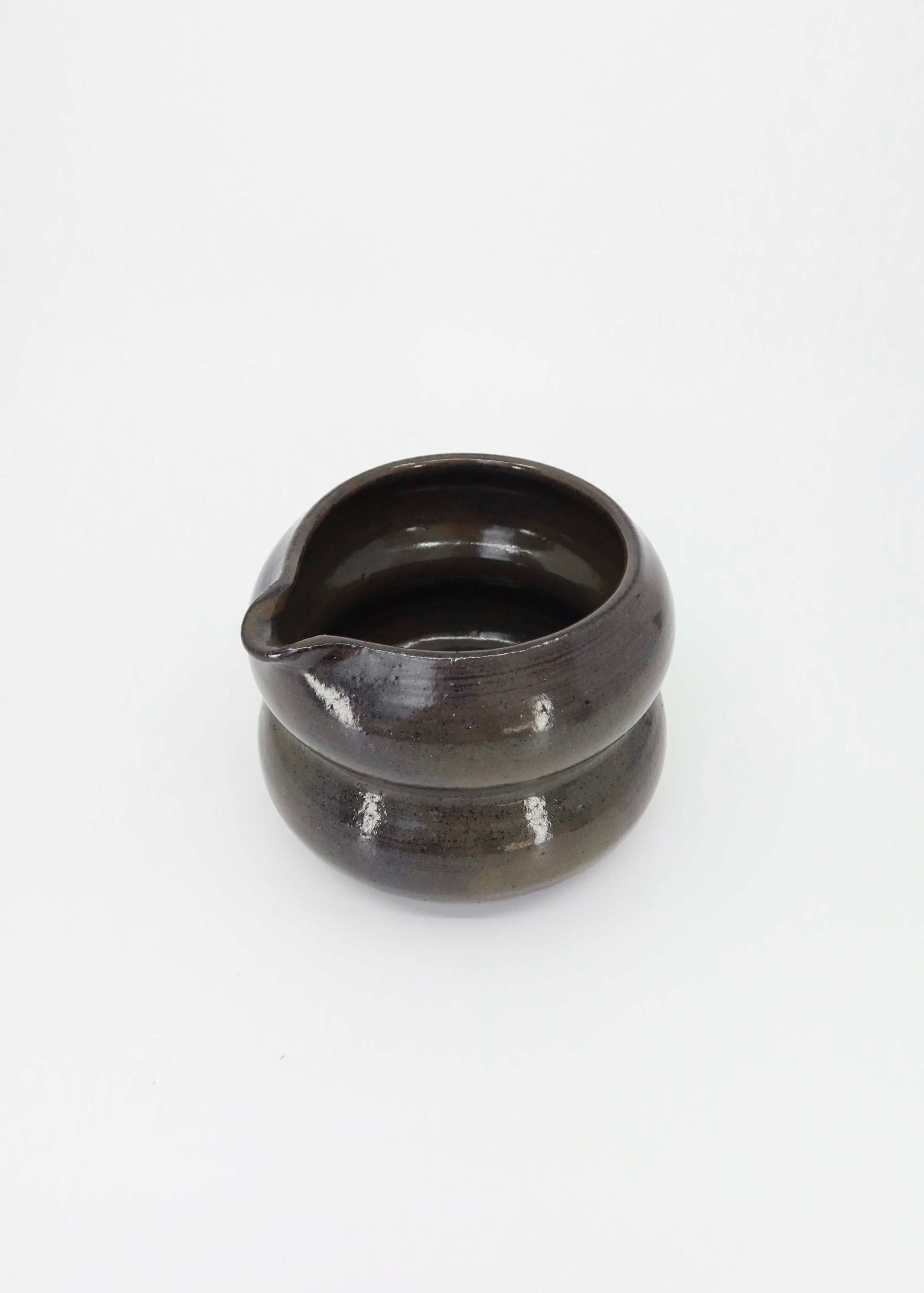 The Ceramic Bubbly Matcha Bowl - Smoke
