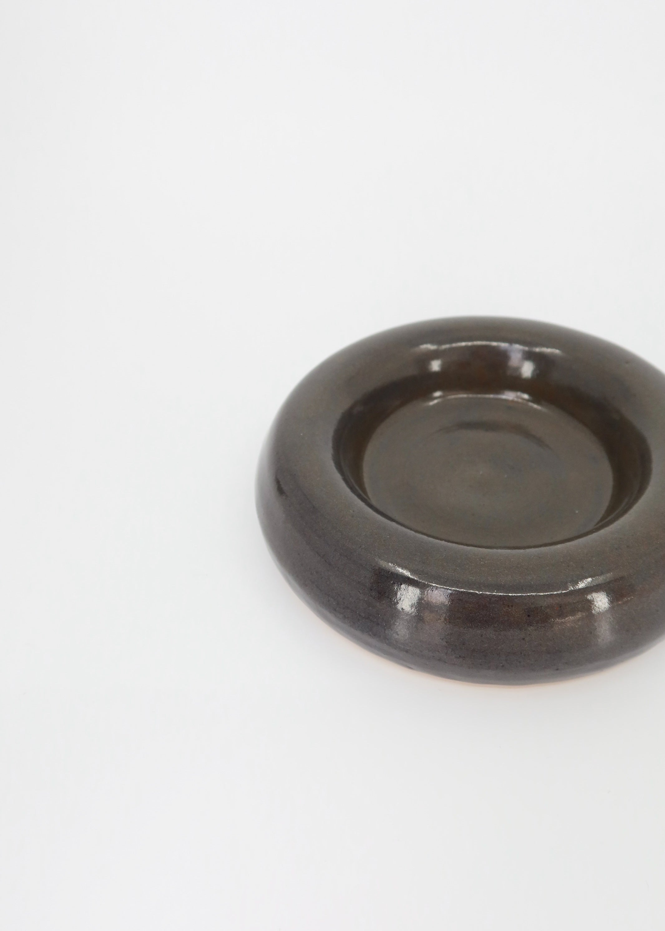 The Ceramic Bubble Plate - Smoke