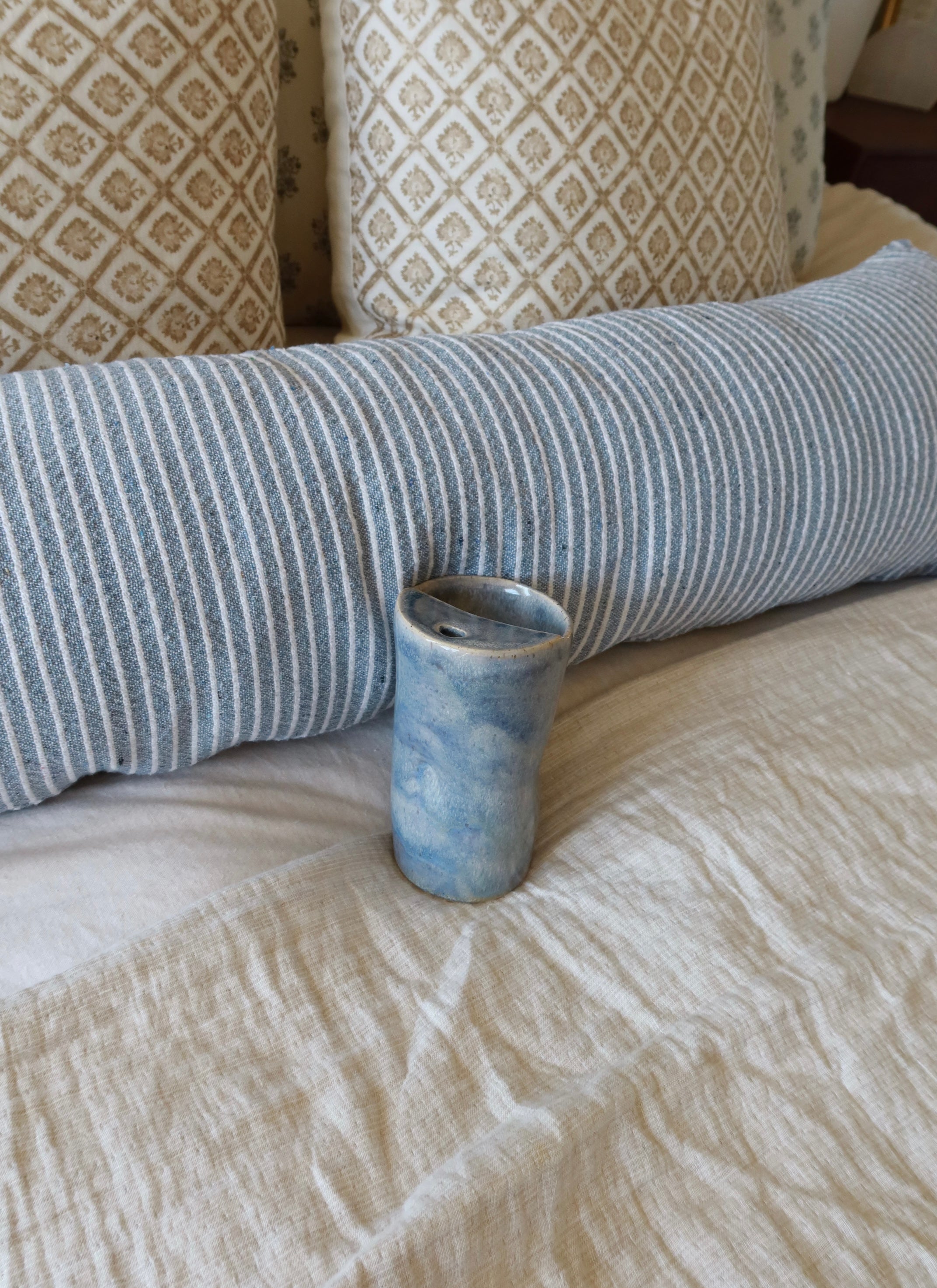 The Ceramic Pinch Travel Mug - Sky